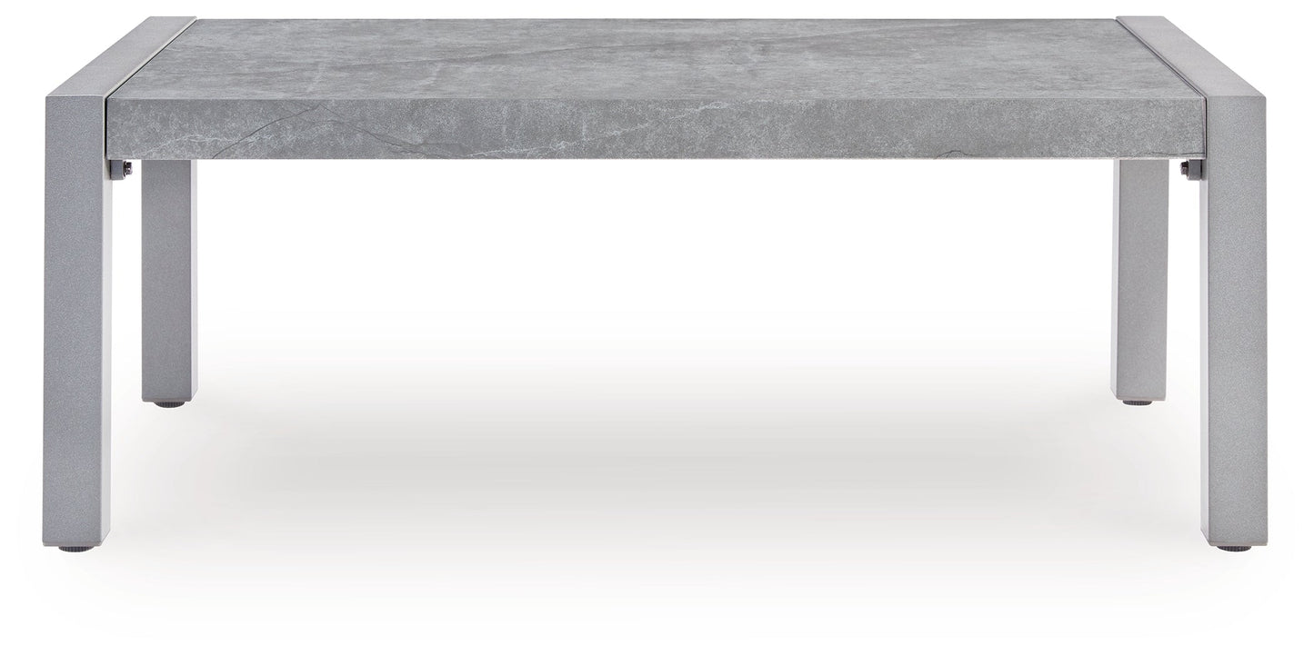 Hurley Park Gray Outdoor Coffee Table- Viva Furn