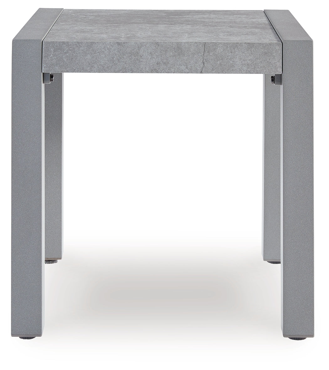 Hurley Park Gray Outdoor End Table- Viva Furn