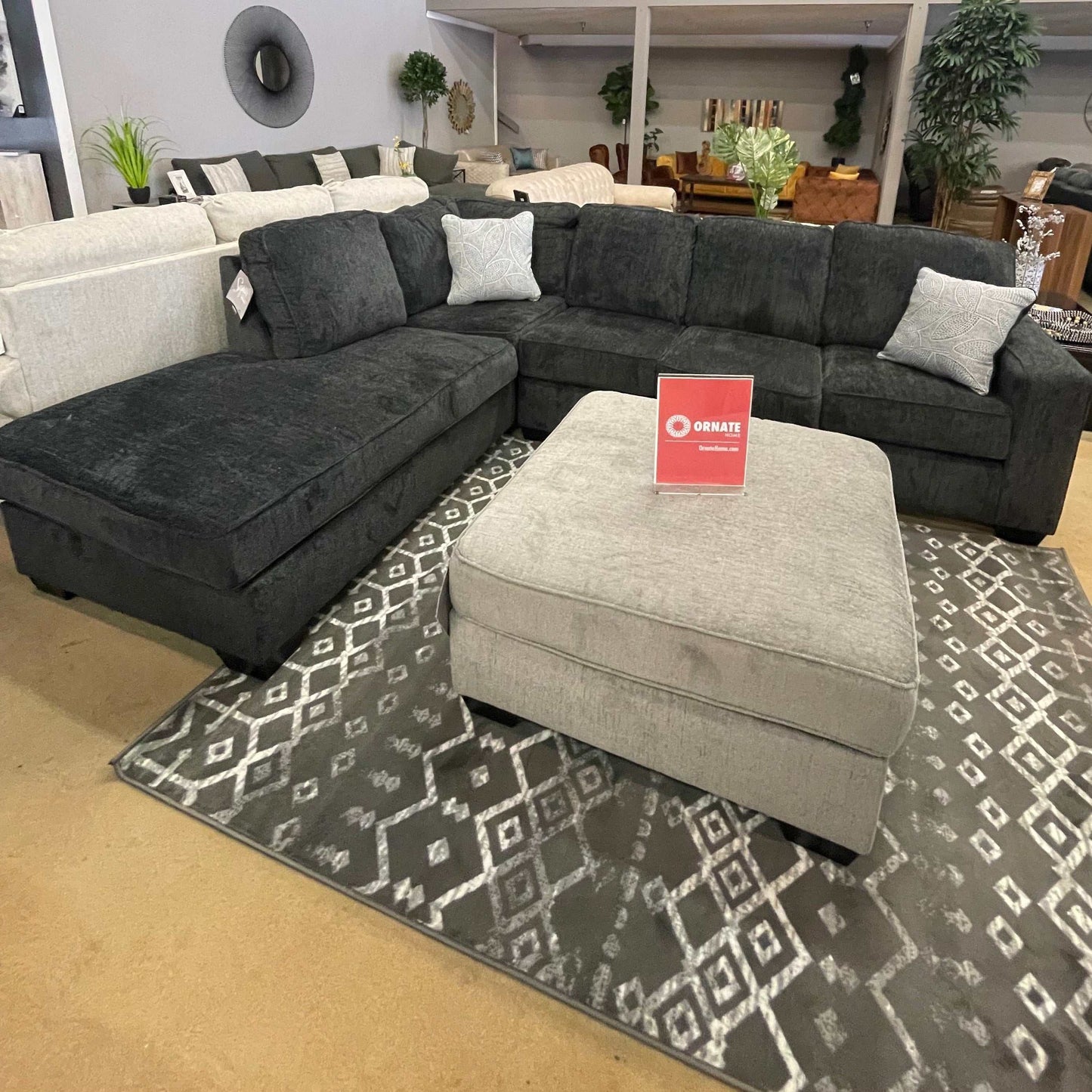 Altari Slate 2pc Sectional Sofa w/ Chaise