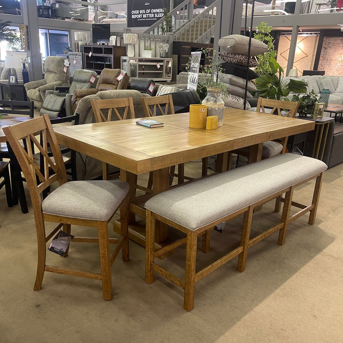 Havonplane Brown Counter Height Dining Room Sets