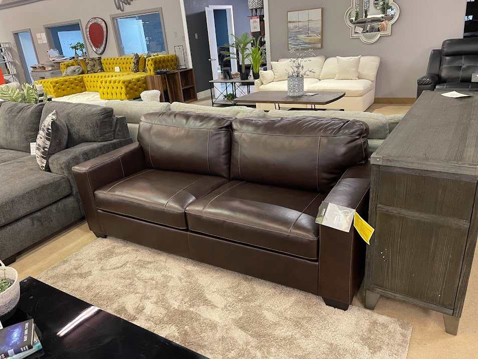 Morelos Chocolate Leather Sofa