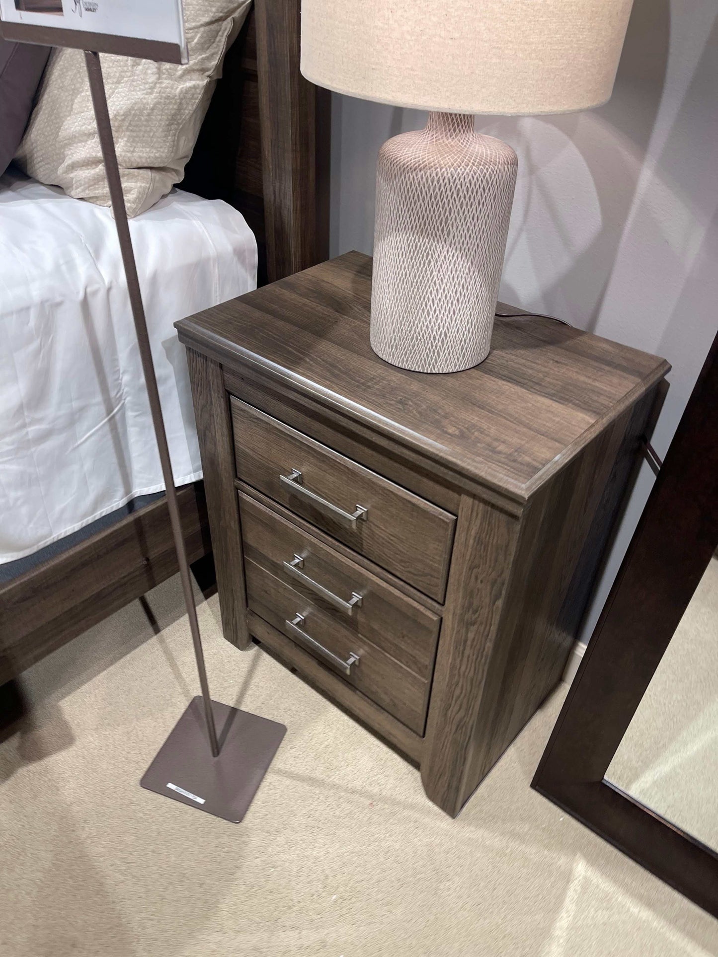 Juararo Dark Brown Nightstand