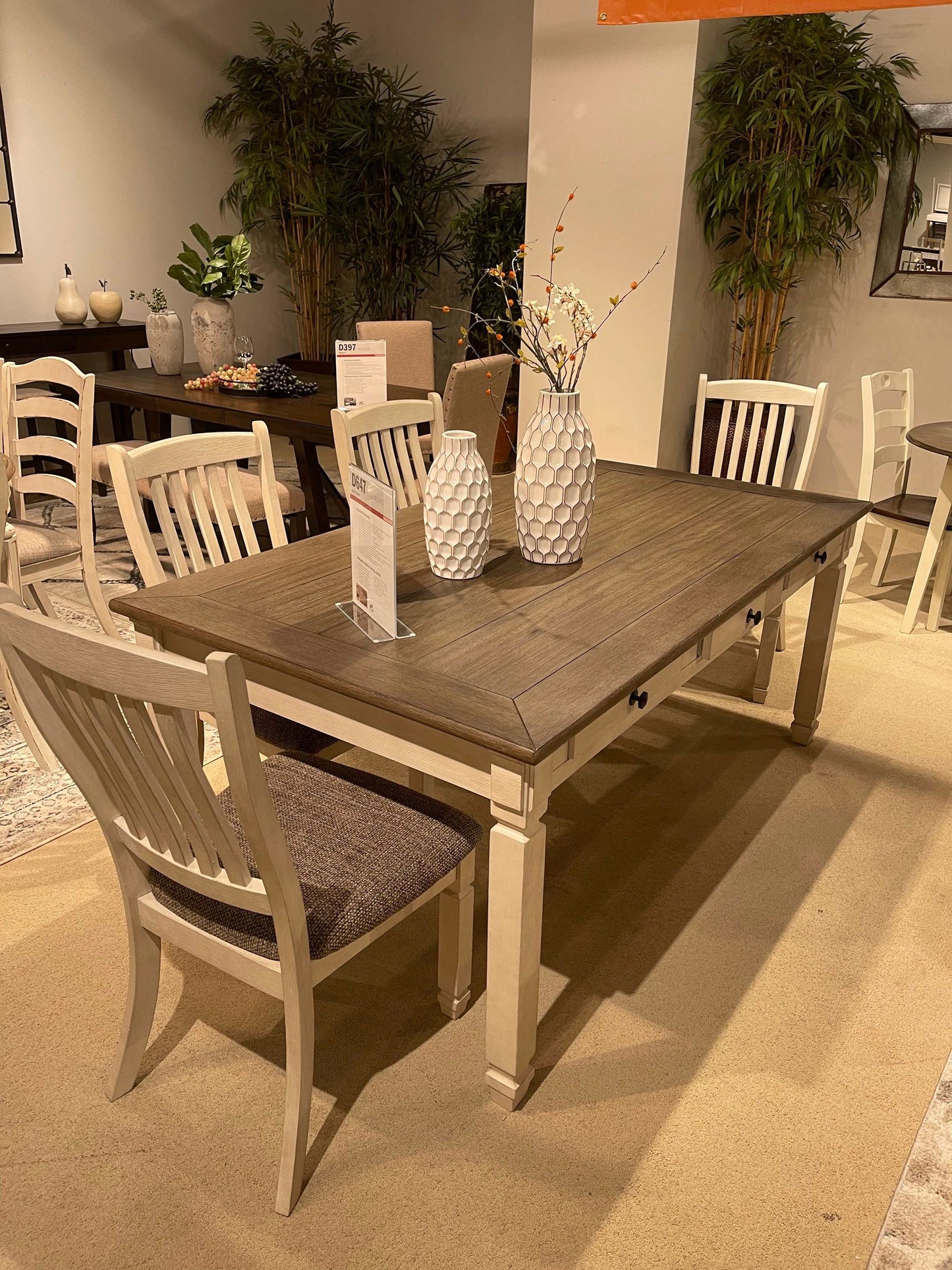 Bolanburg Twotone Rectangular Dining Table