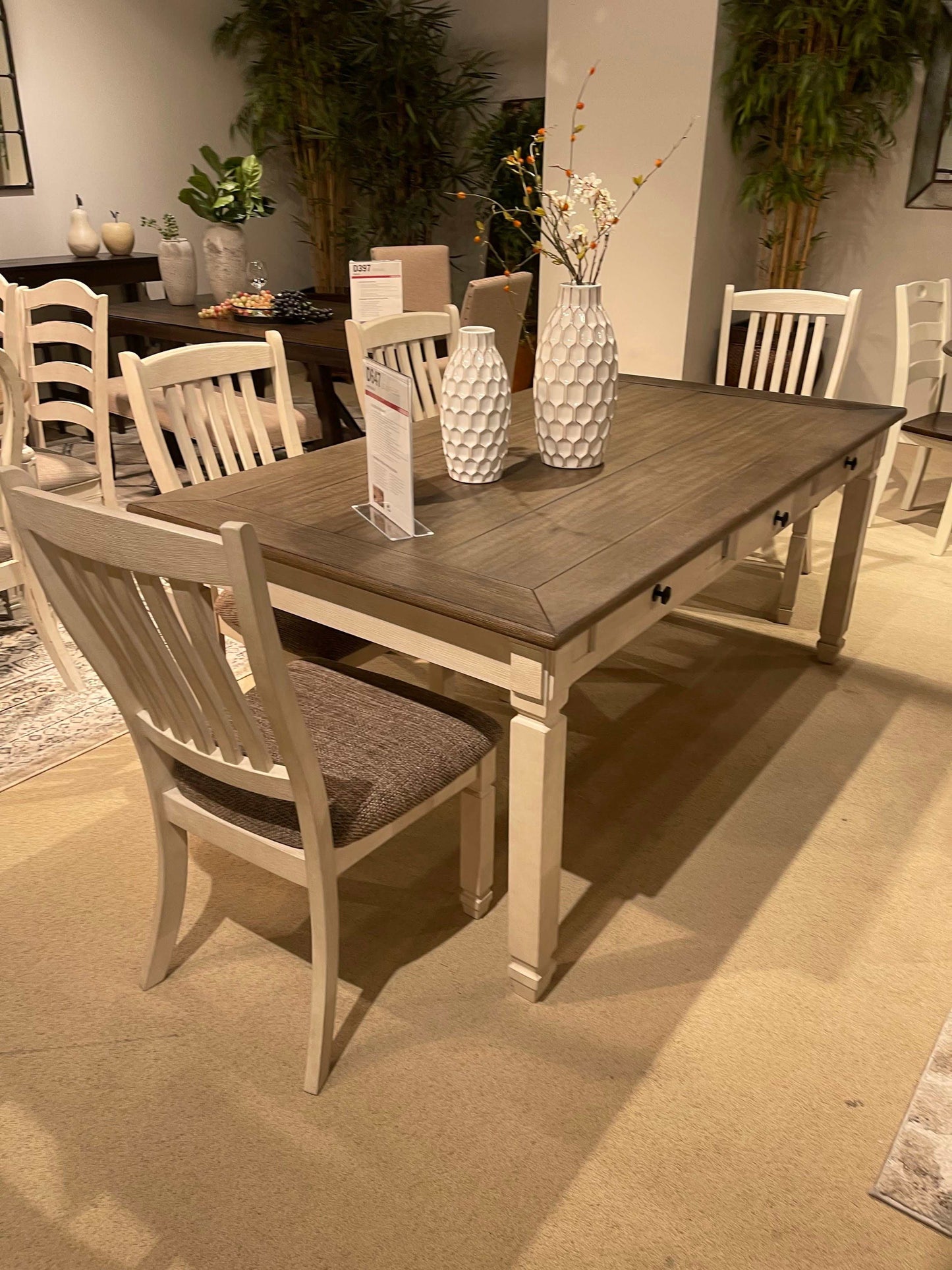 Bolanburg Twotone Rectangular Dining Table