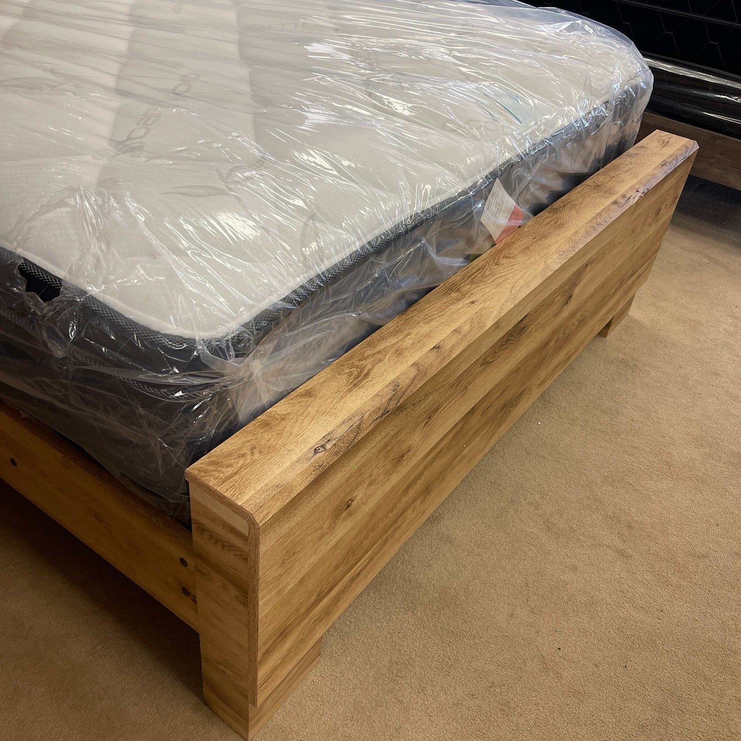 Hyanna Tan Panel Bed