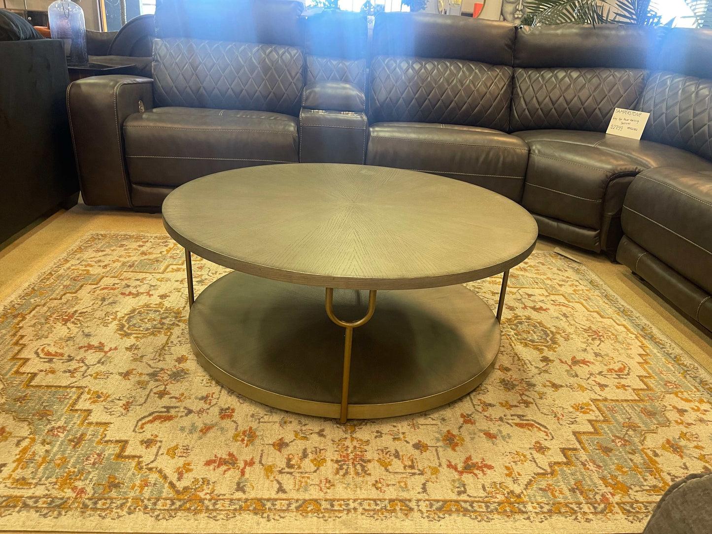 Ranoka Platinum Round Coffee Table