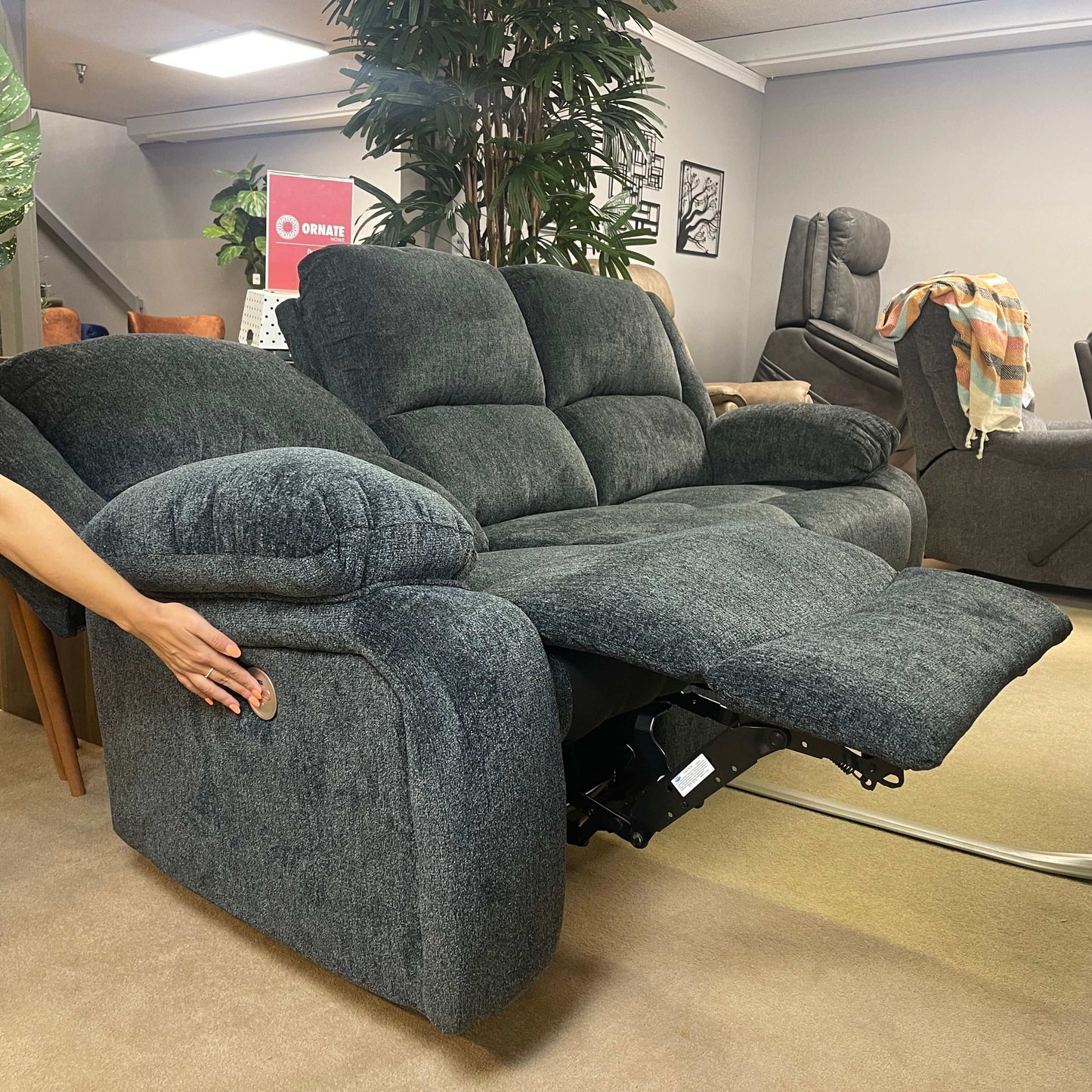 Draycoll Slate Power Reclining Sofa