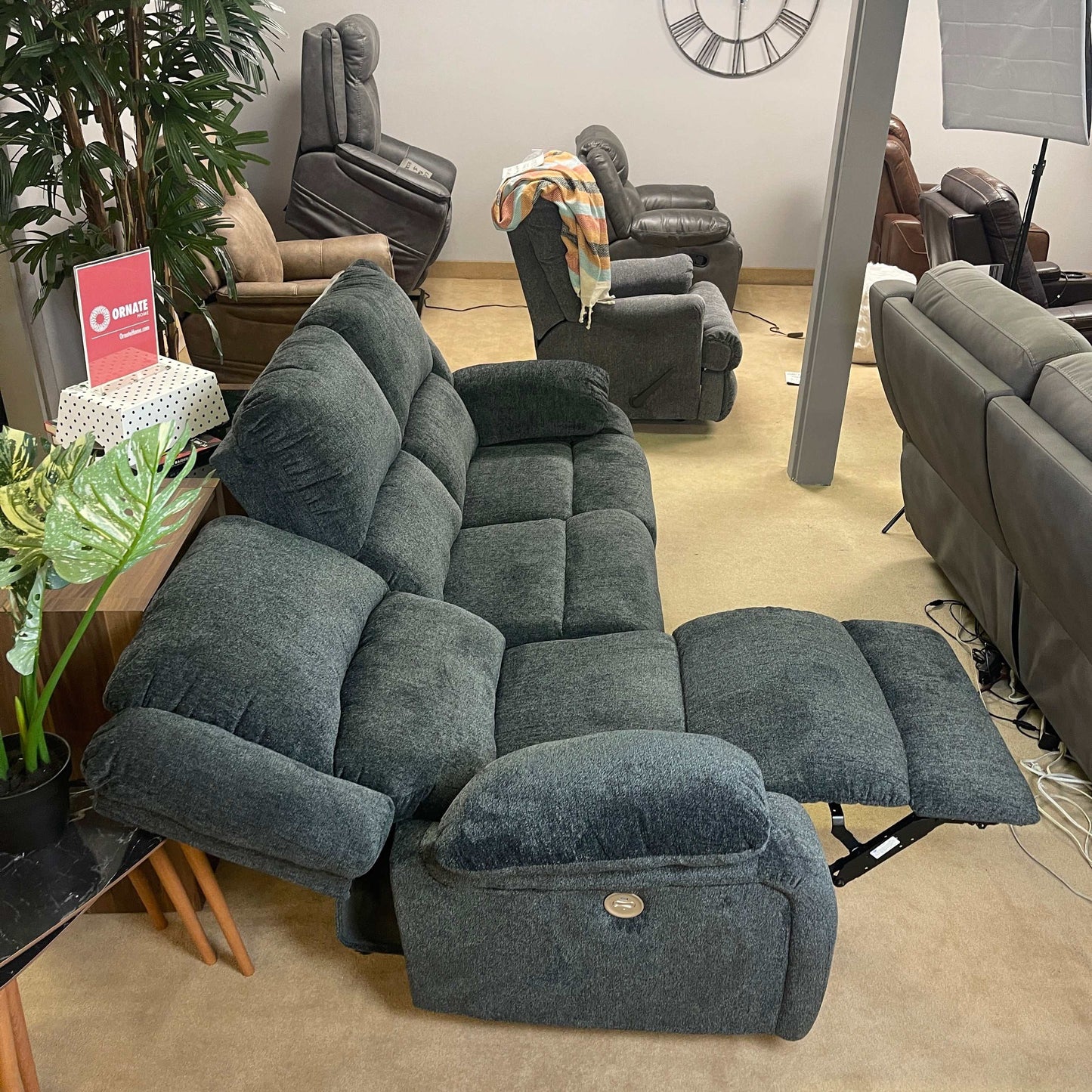 Draycoll Slate Power Reclining Sofa