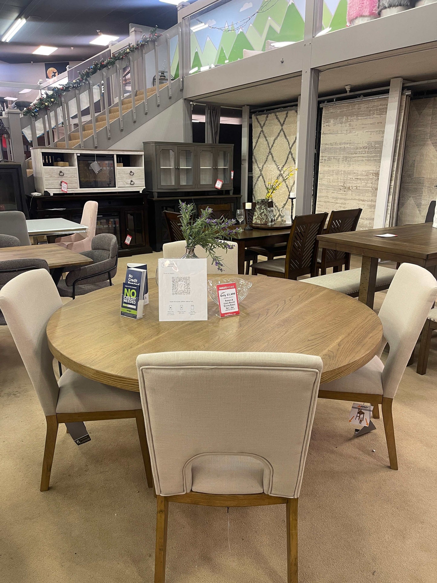 Dakmore Brown Round Dining Table