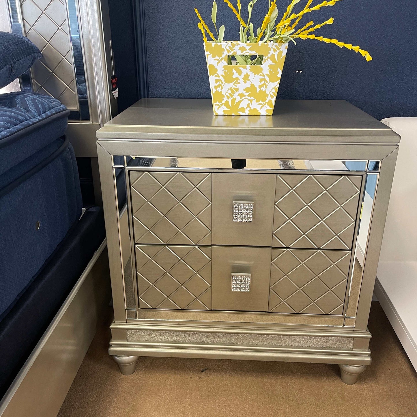 Chevanna Platinum Nightstand