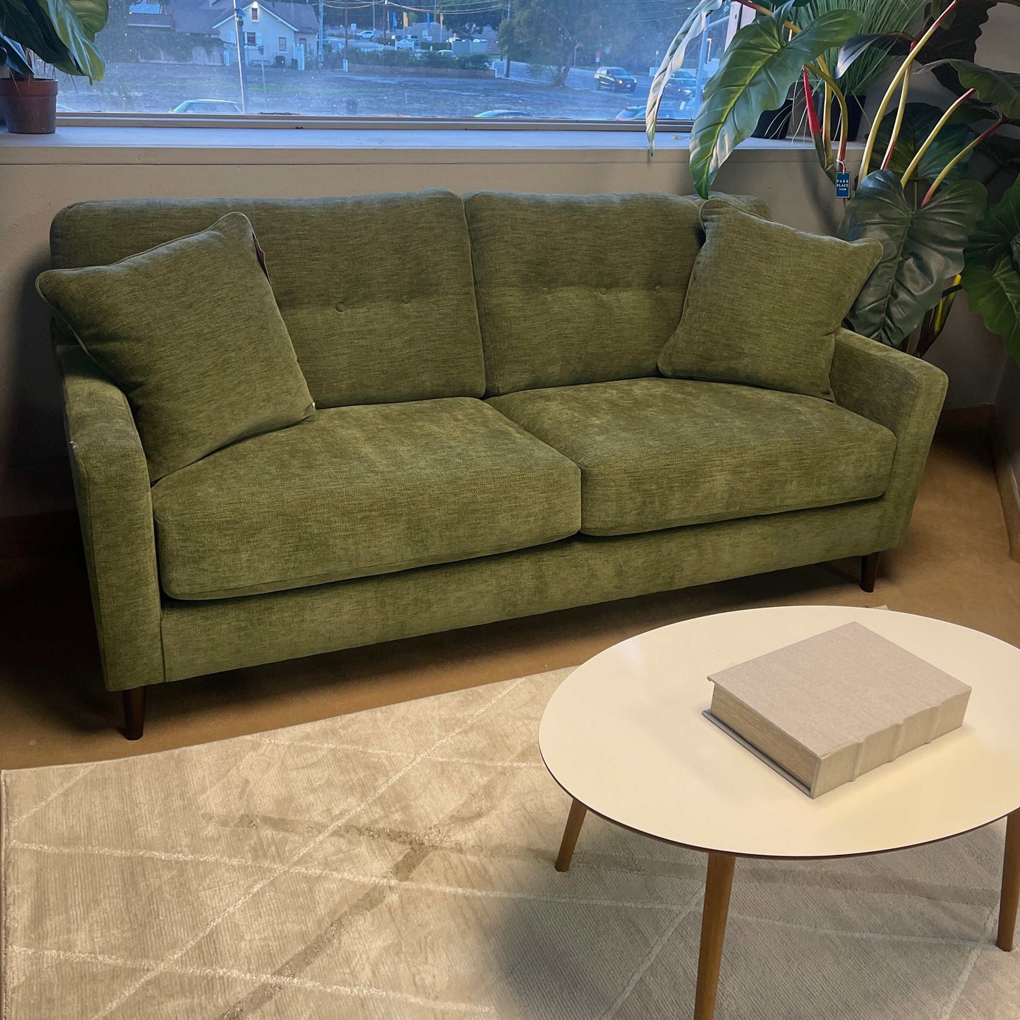 Bixler Olive Sofa