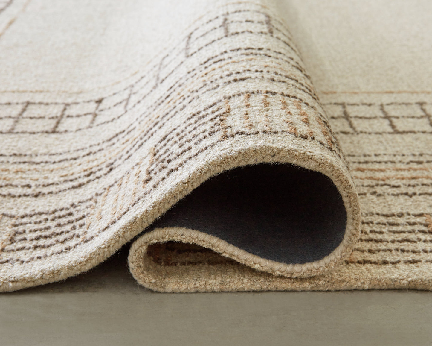 Idaman Taupe/Brown Large Rug- Viva Furn