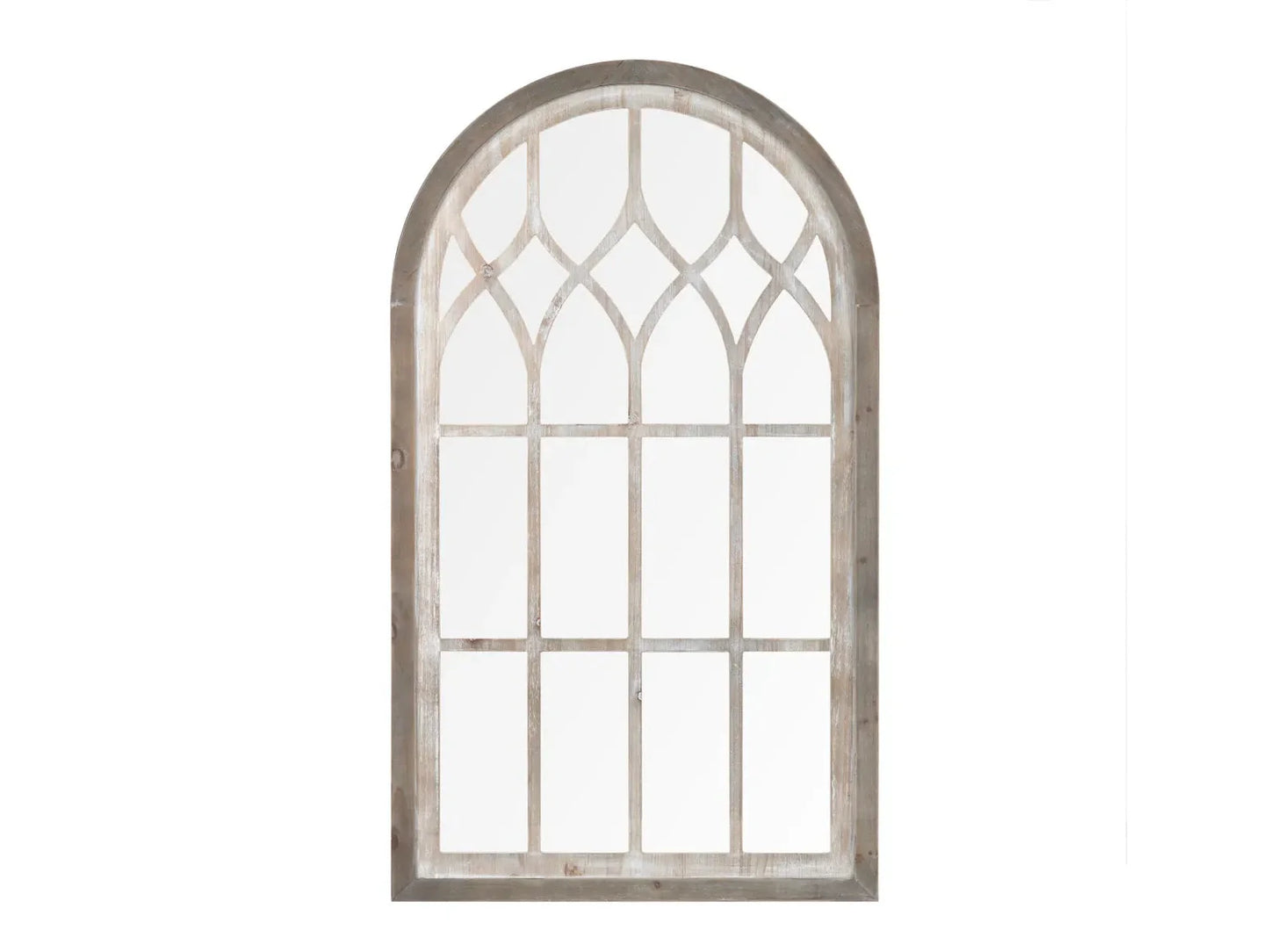 Imitation Gray/Brown Wall Mirror - Ornate Home