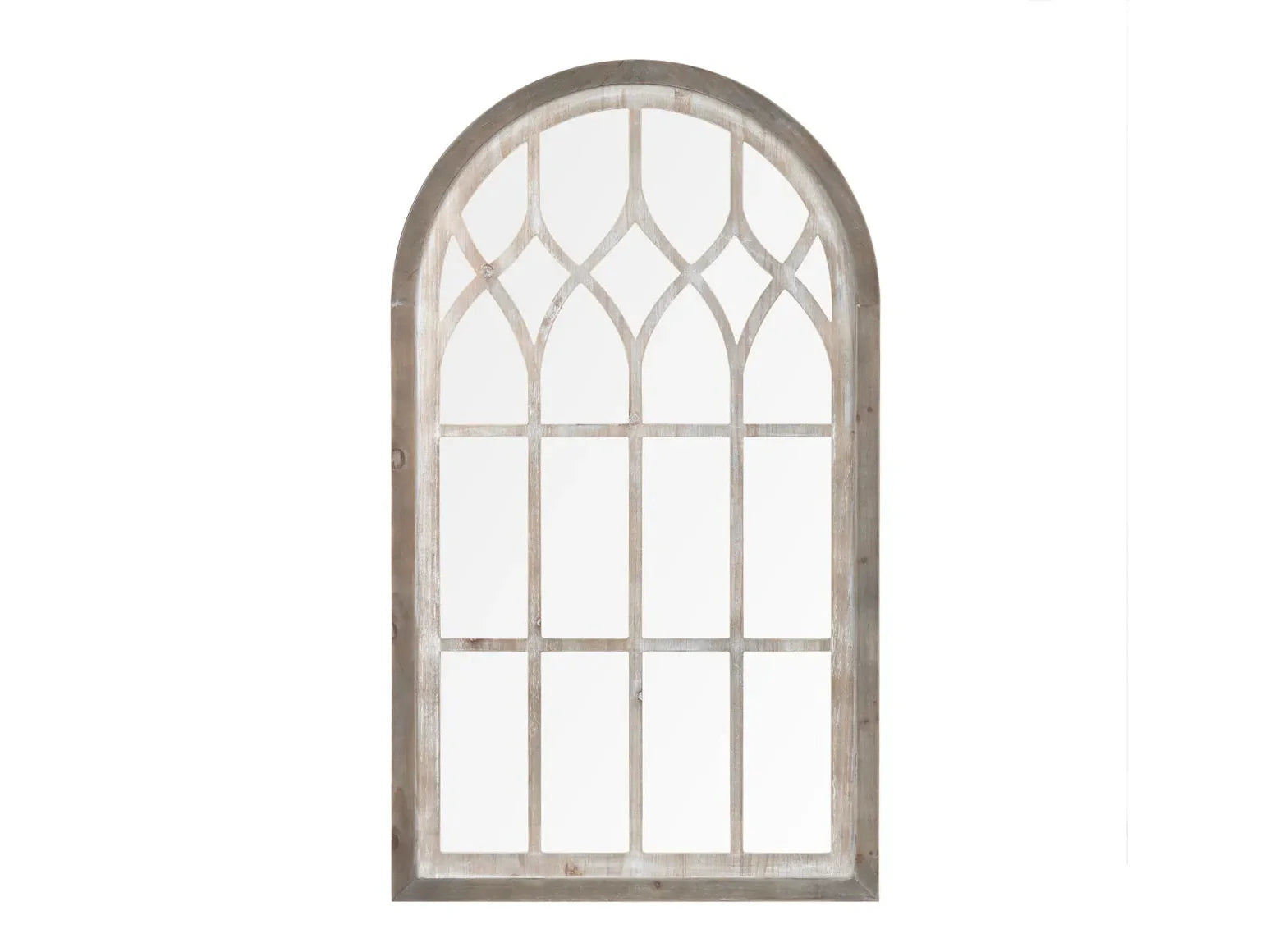 Imitation Gray/Brown Wall Mirror - Ornate Home