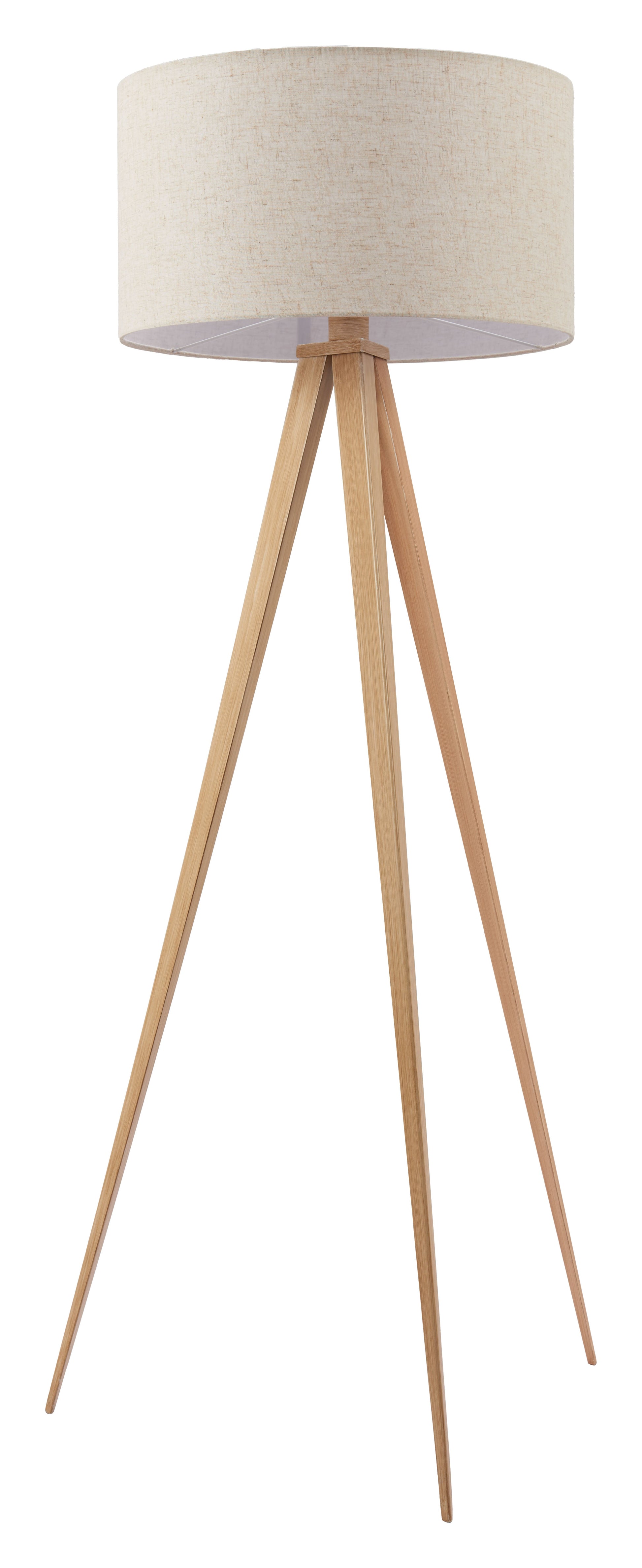 Imperial Beige & Natural Floor Lamp - Ornate Home