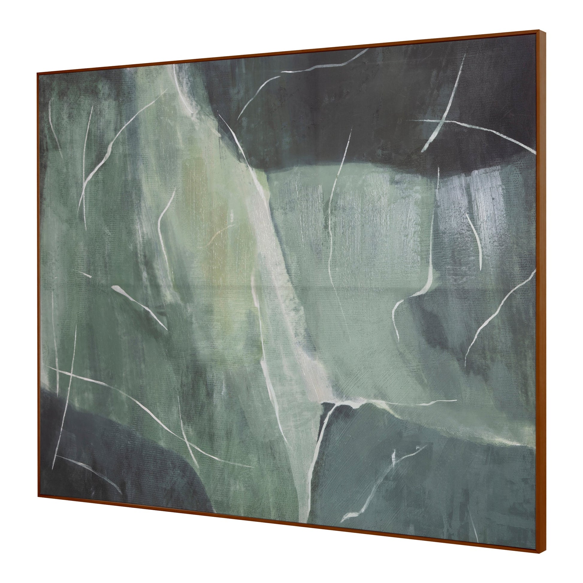 Impression Verdant Palette Framed Painting - Ornate Home