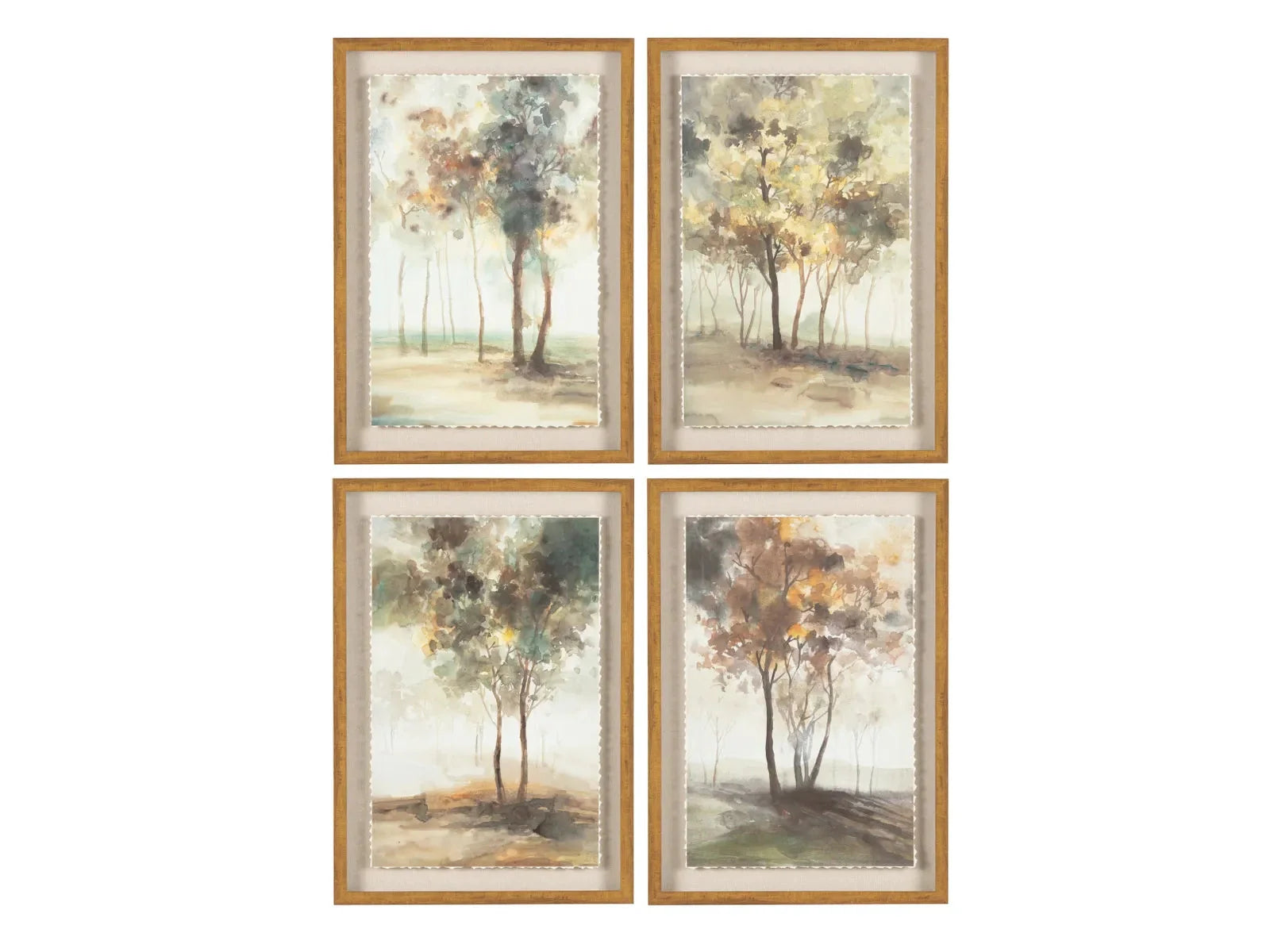 Indian Summer Green/Brown Print - Ornate Home