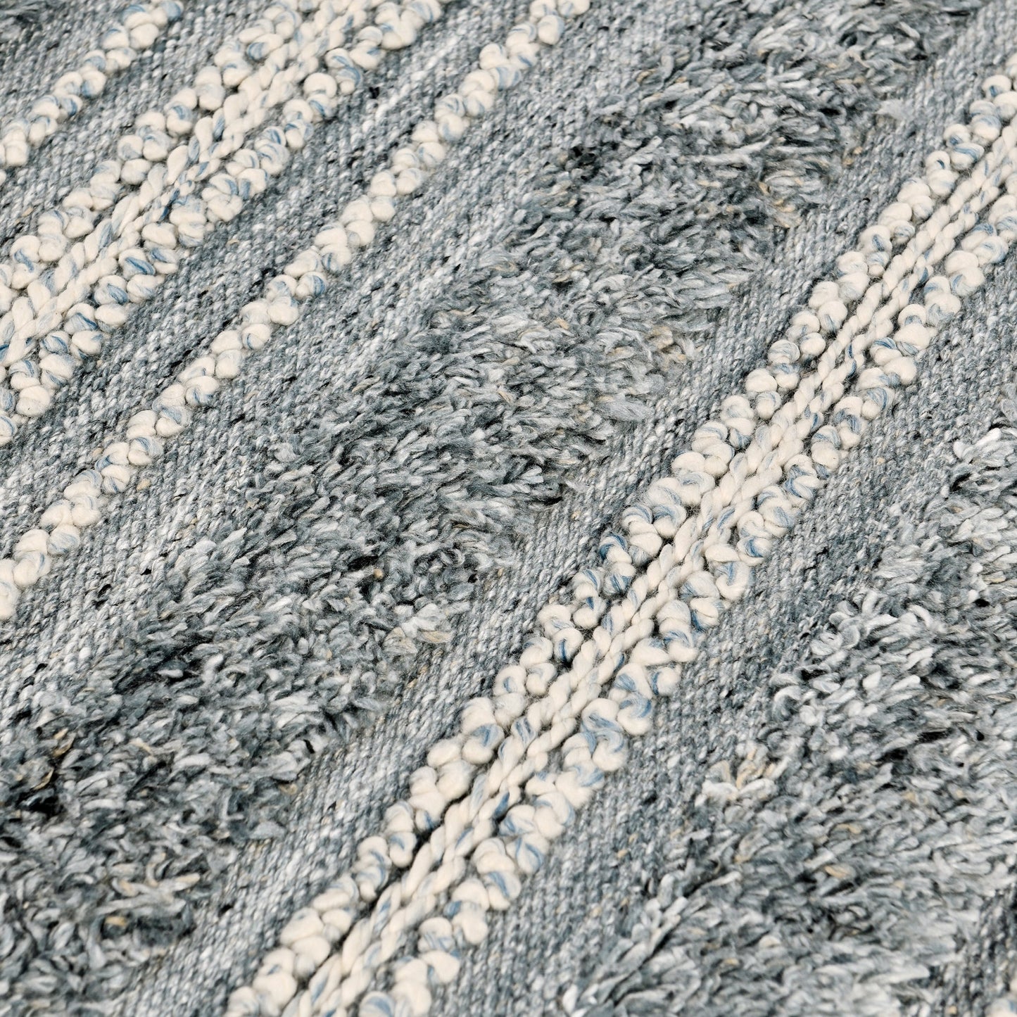 Indoor/Outdoor Elko Blue Multi Rug - Ornate Home