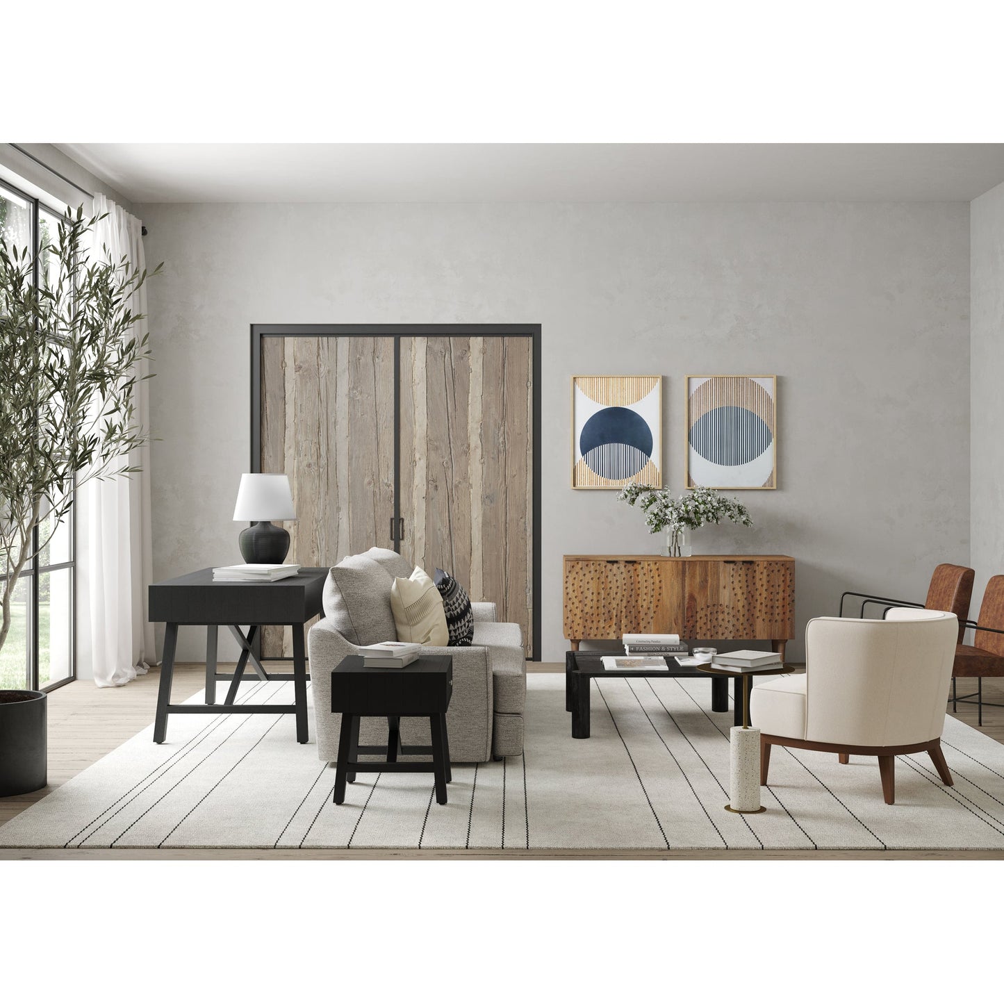 Infinity Light Grey Sideboard - Ornate Home