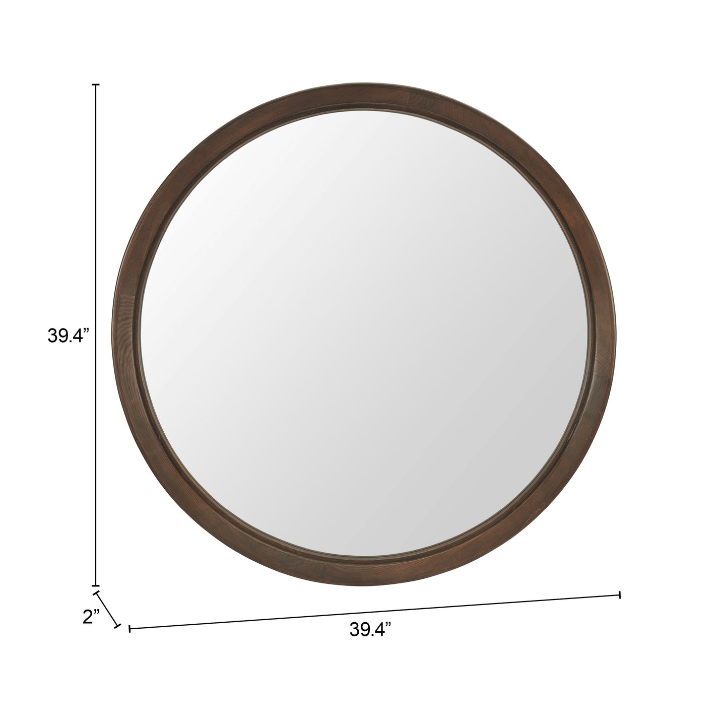 Inikas Espresso Mirror - Ornate Home