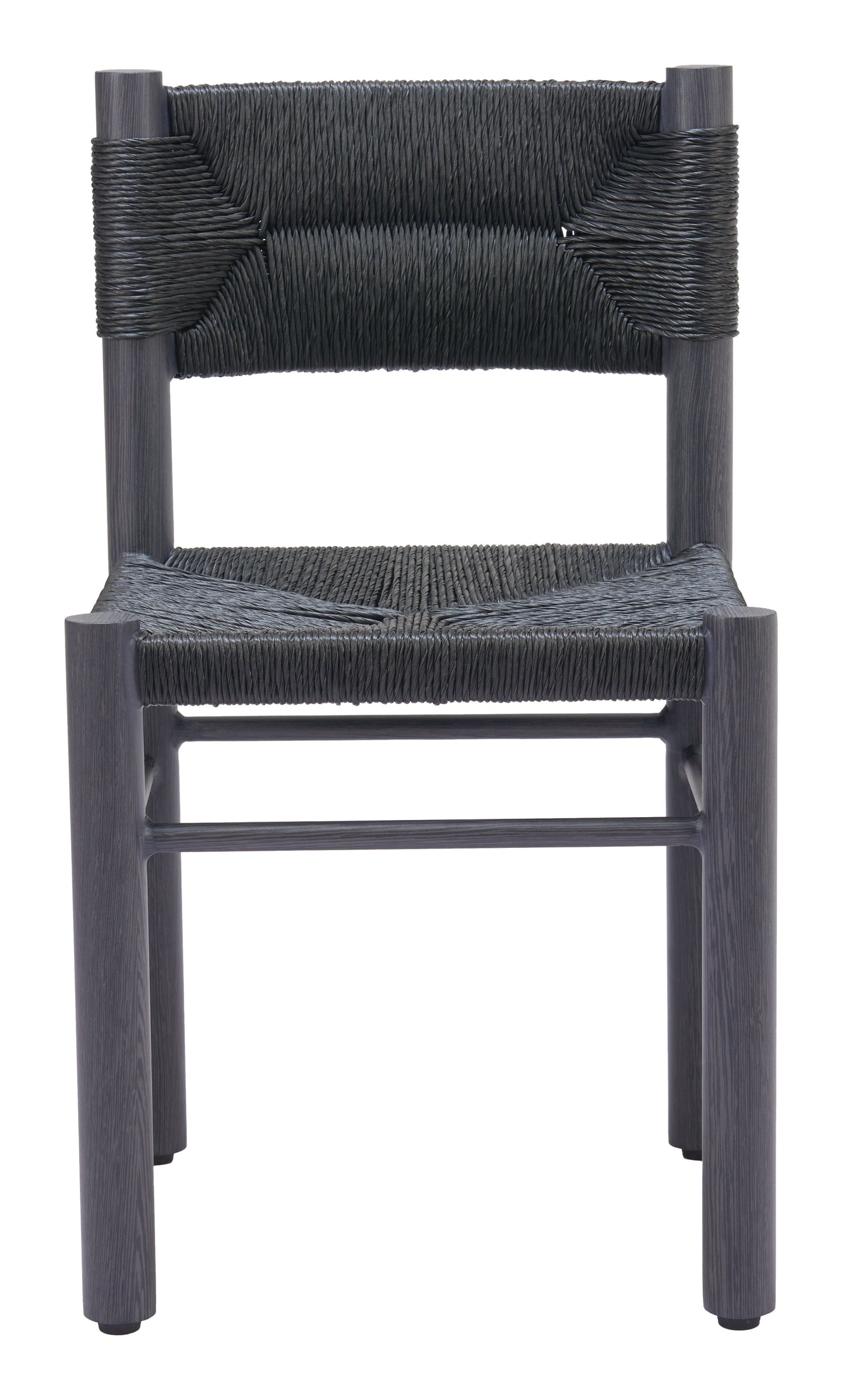 Iska Black Outdoor Dining Chair (Set of 2) - Ornate Home