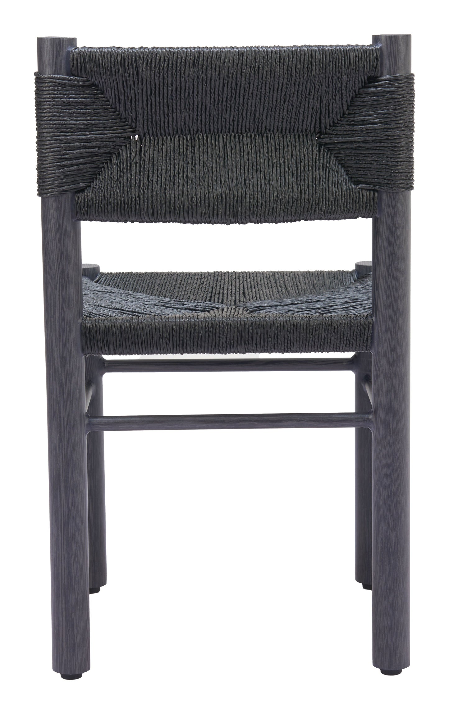 Iska Black Outdoor Dining Chair (Set of 2) - Ornate Home