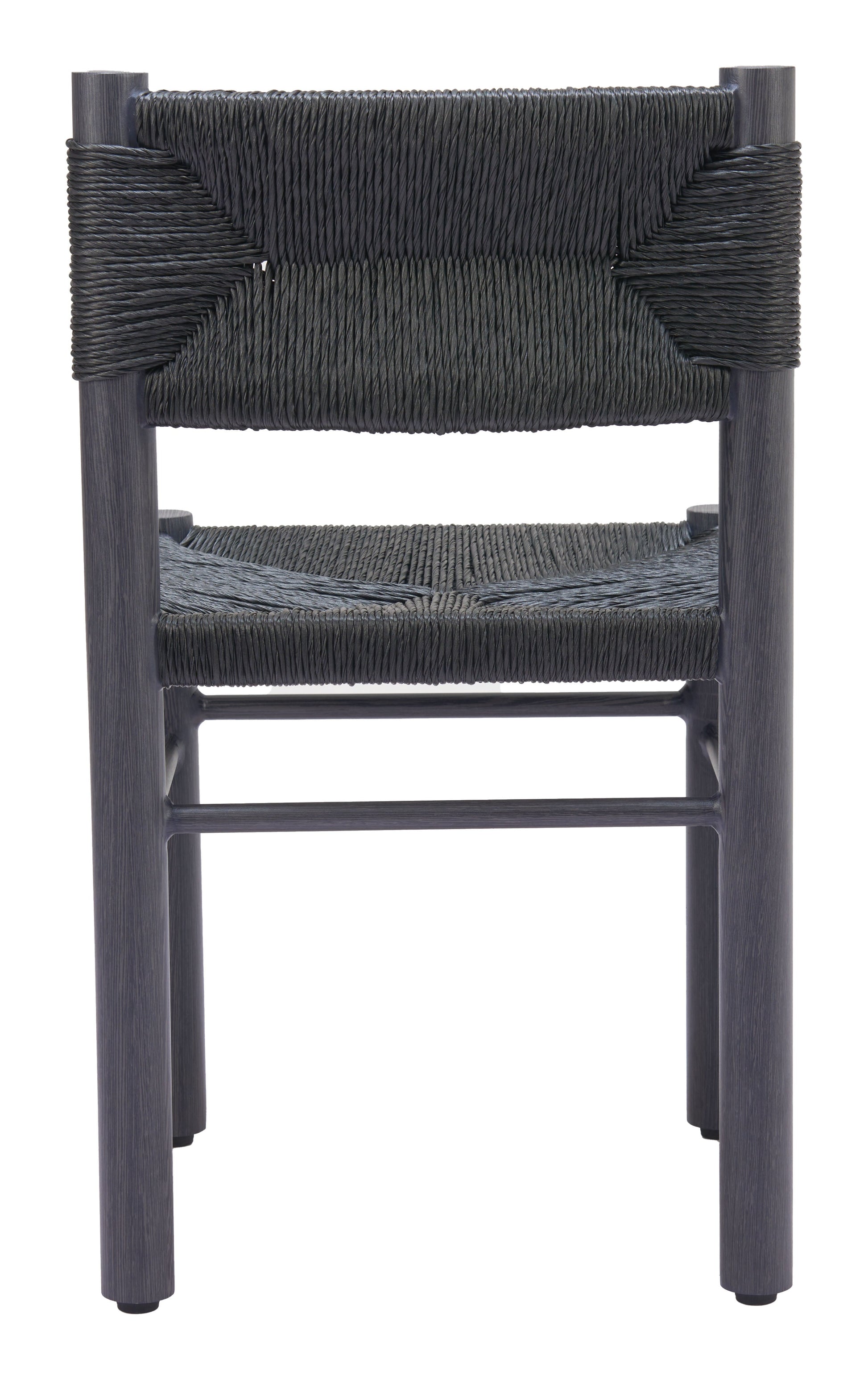 Iska Black Outdoor Dining Chair (Set of 2) - Ornate Home