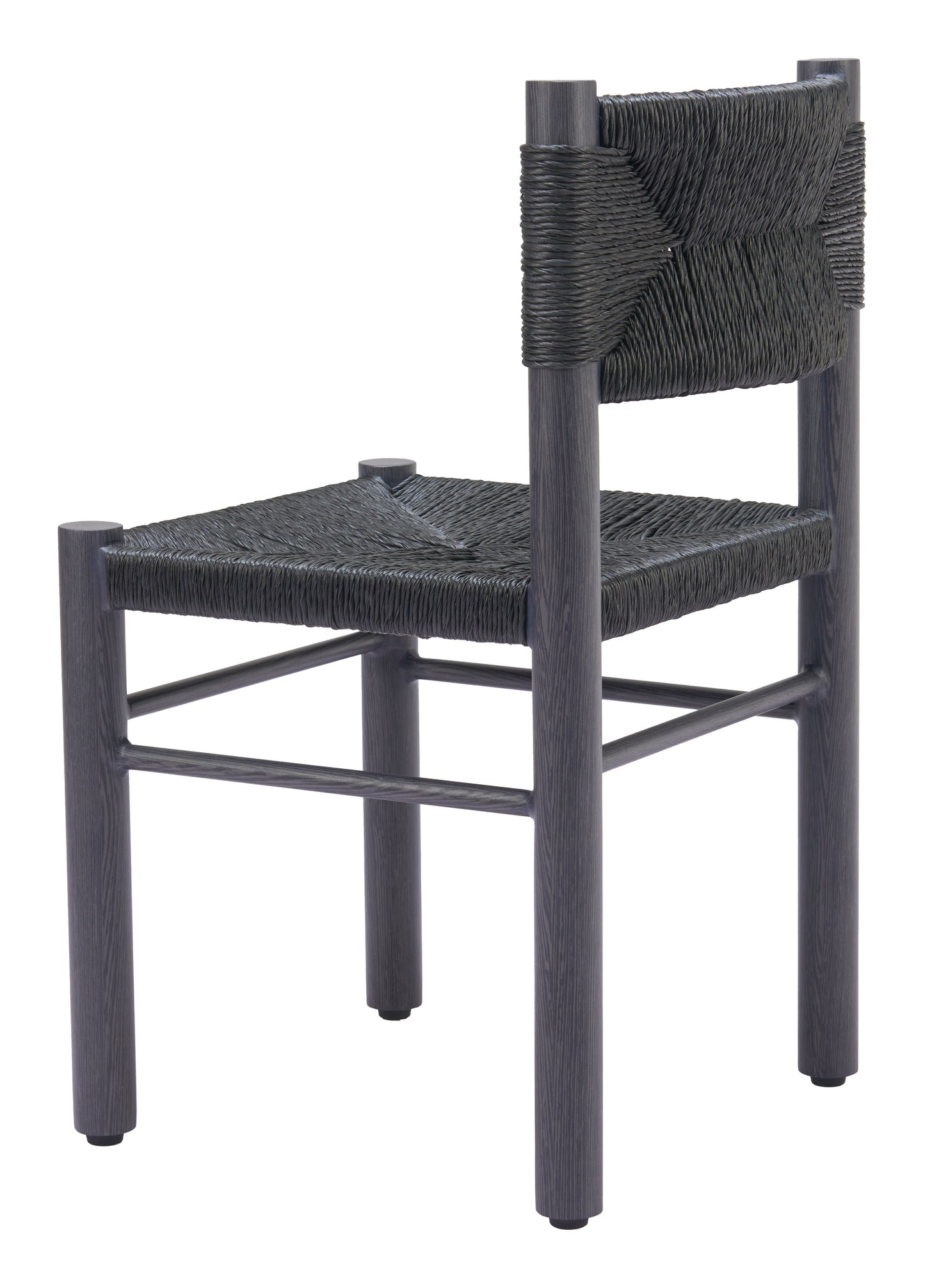 Iska Black Outdoor Dining Chair (Set of 2) - Ornate Home
