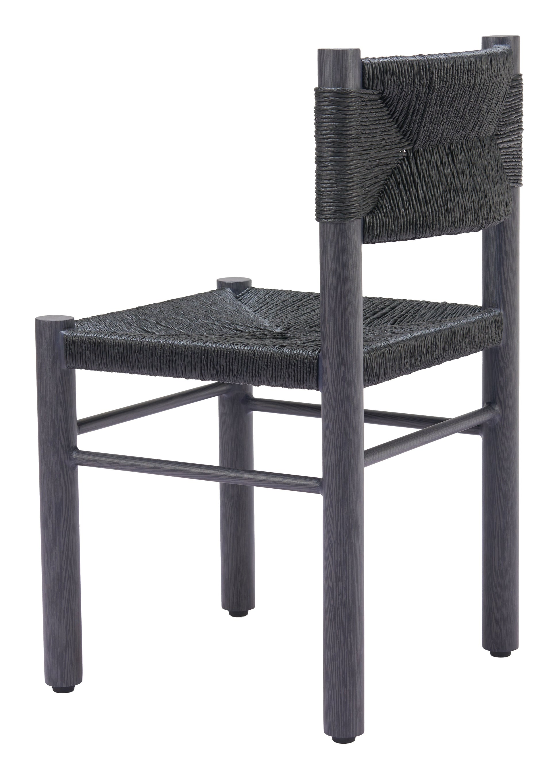 Iska Black Outdoor Dining Chair (Set of 2) - Ornate Home