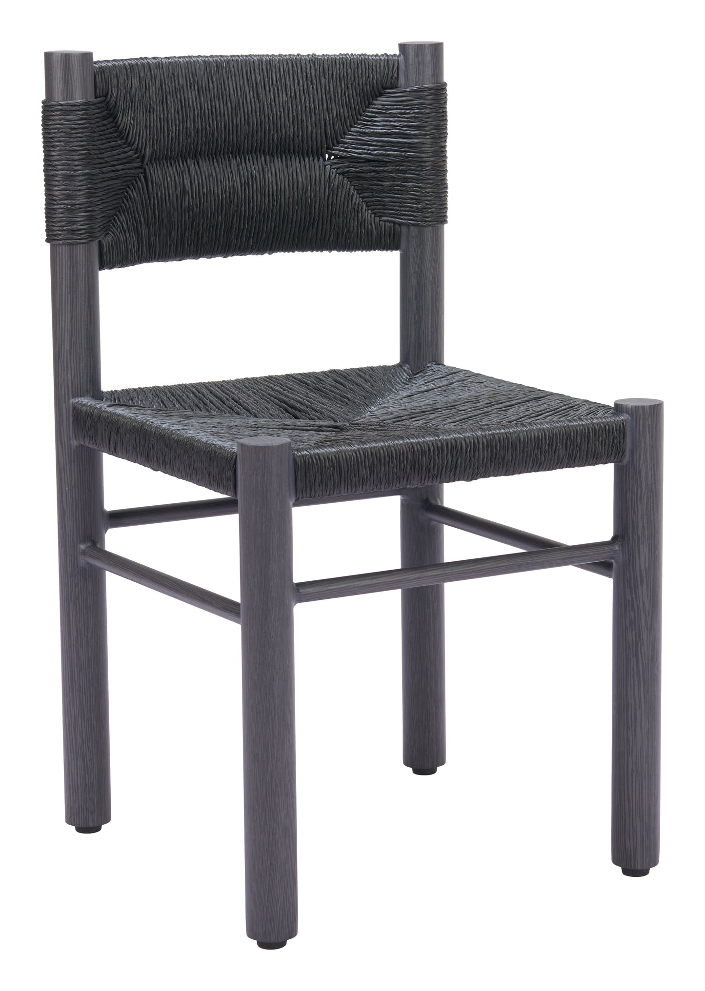 Iska Black Outdoor Dining Chair (Set of 2) - Ornate Home
