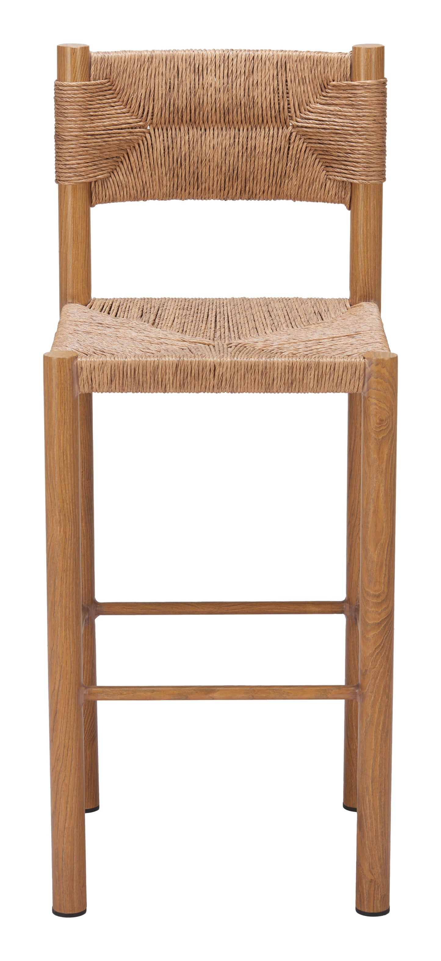 Iska Natural Outdoor Barstool (Set of 2) - Ornate Home