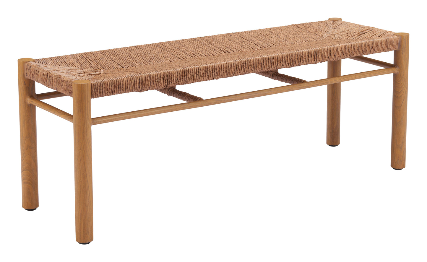 Iska Natural Outdoor Bench - Ornate Home
