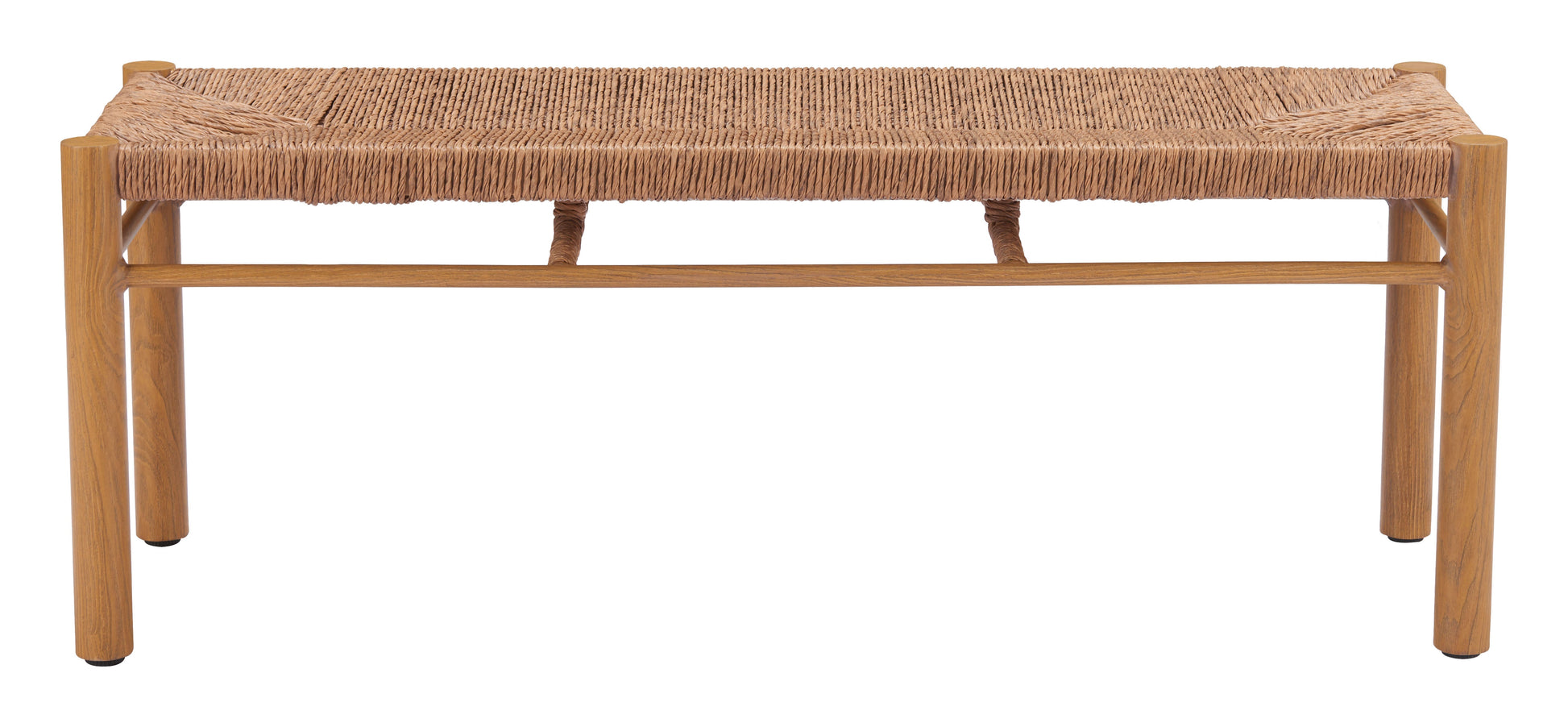 Iska Natural Outdoor Bench - Ornate Home