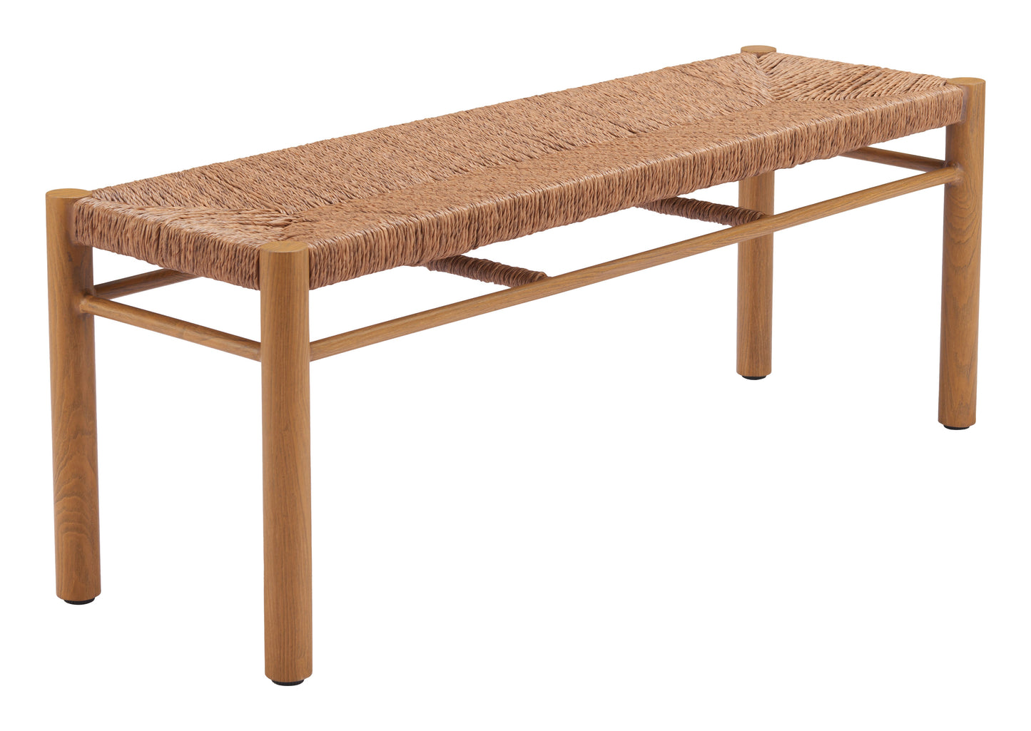 Iska Natural Outdoor Bench - Ornate Home