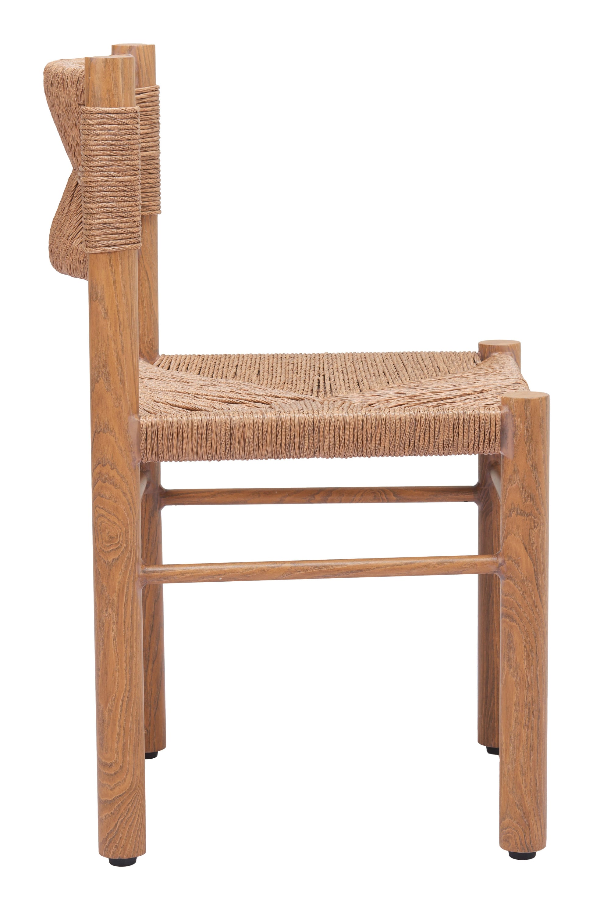 Iska Natural Outdoor Dining Chair (Set of 2) - Ornate Home