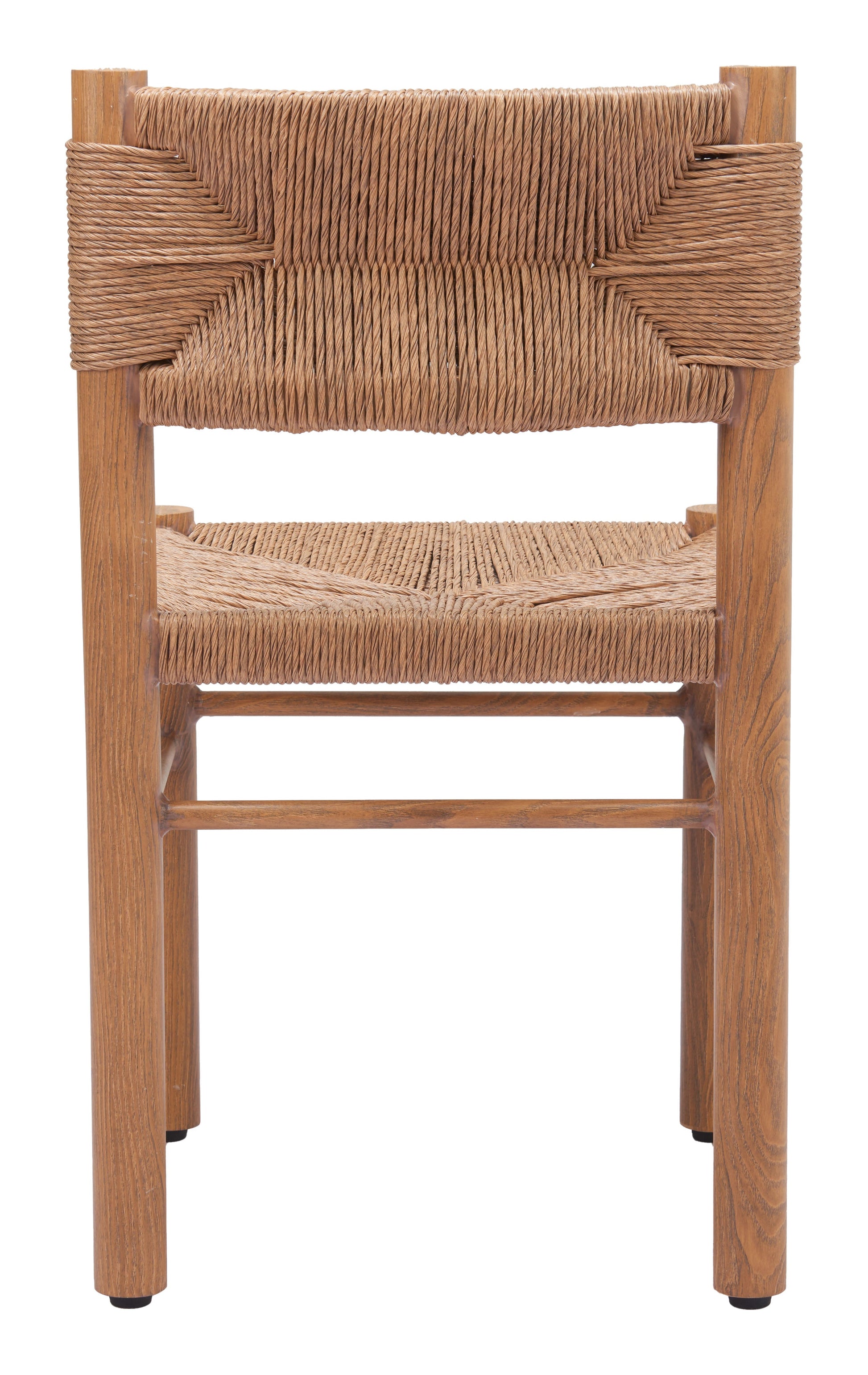 Iska Natural Outdoor Dining Chair (Set of 2) - Ornate Home