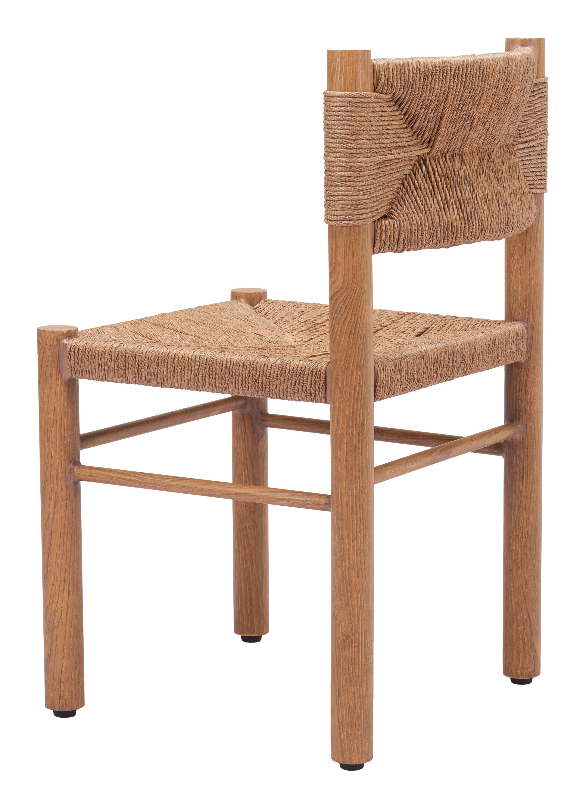 Iska Natural Outdoor Dining Chair (Set of 2) - Ornate Home