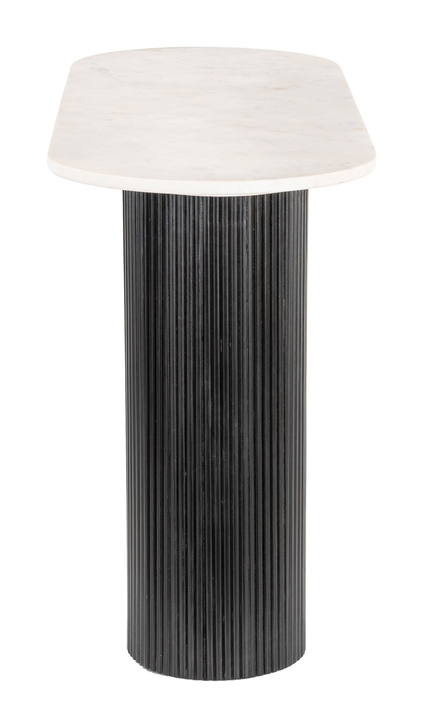 Izola White & Black Console Table - Ornate Home