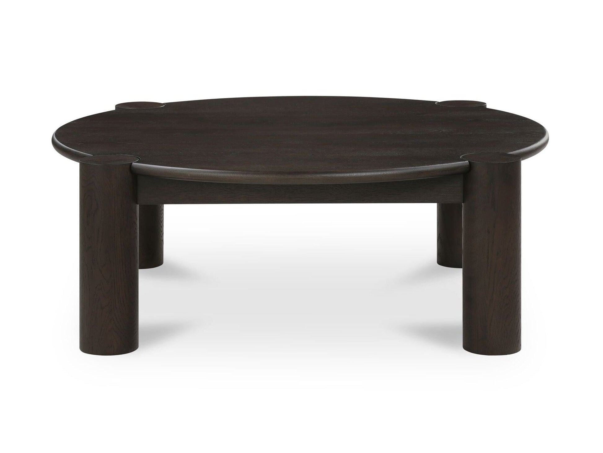 Jack Brushed Dark Brown Coffee Table - Ornate Home