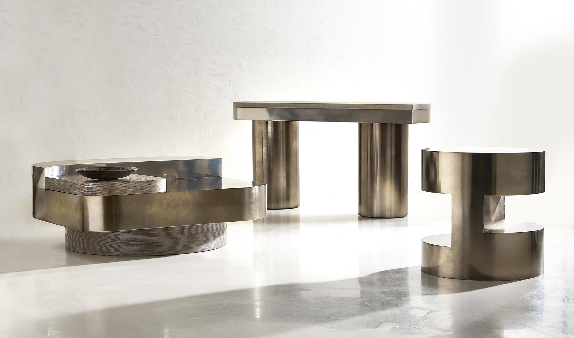 Jacopo Dark Bronze/Light Bronze/Kona Cocktail Table - Ornate Home