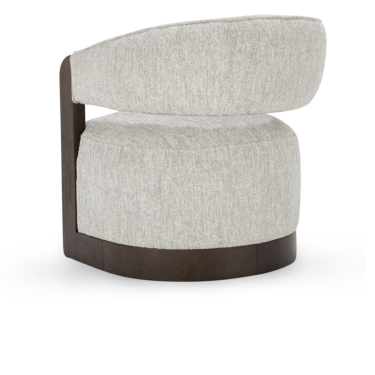 James Glacier Gray Swivel Accent Chair - Ornate Home