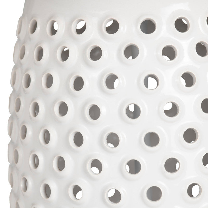 Jameson White Table Lamp With Nightlight - Ornate Home