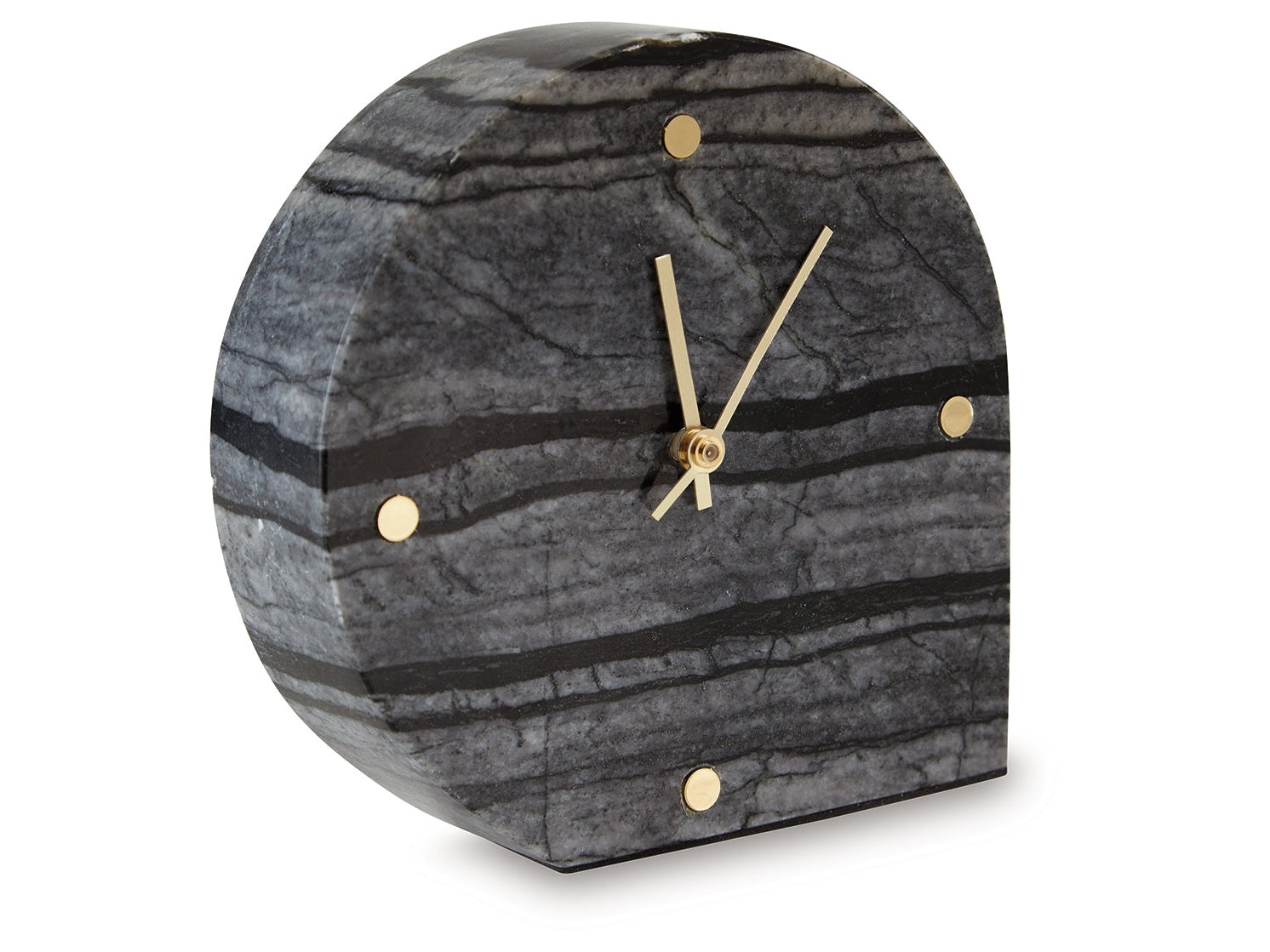 Janmour Black Table Clock- Viva Furn