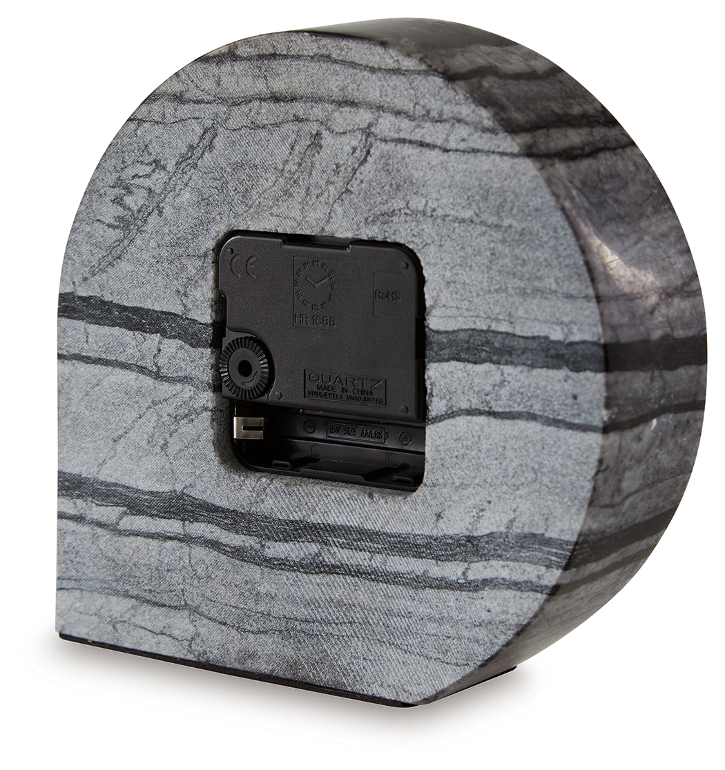 Janmour Black Table Clock- Viva Furn