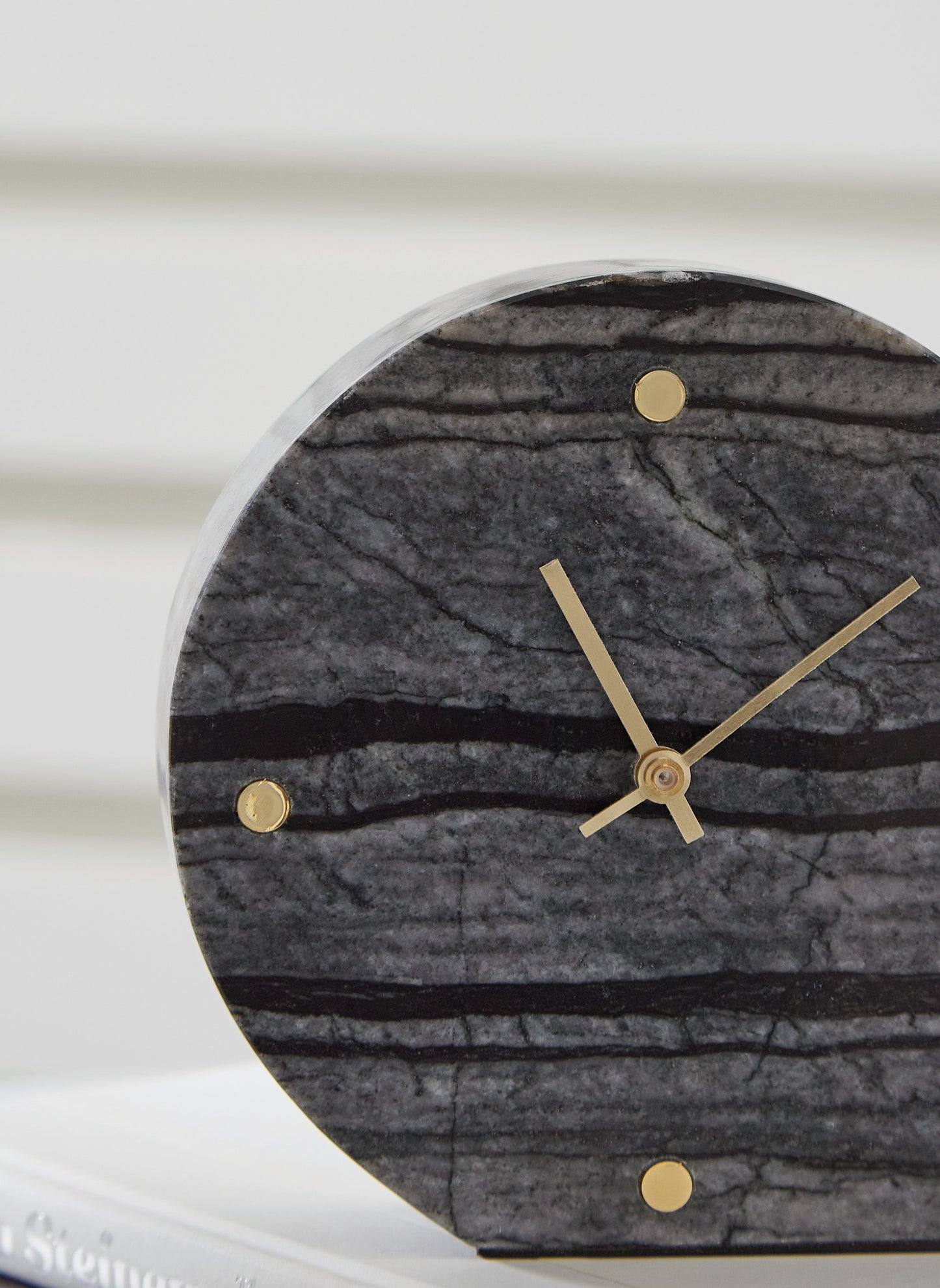 Janmour Black Table Clock- Viva Furn