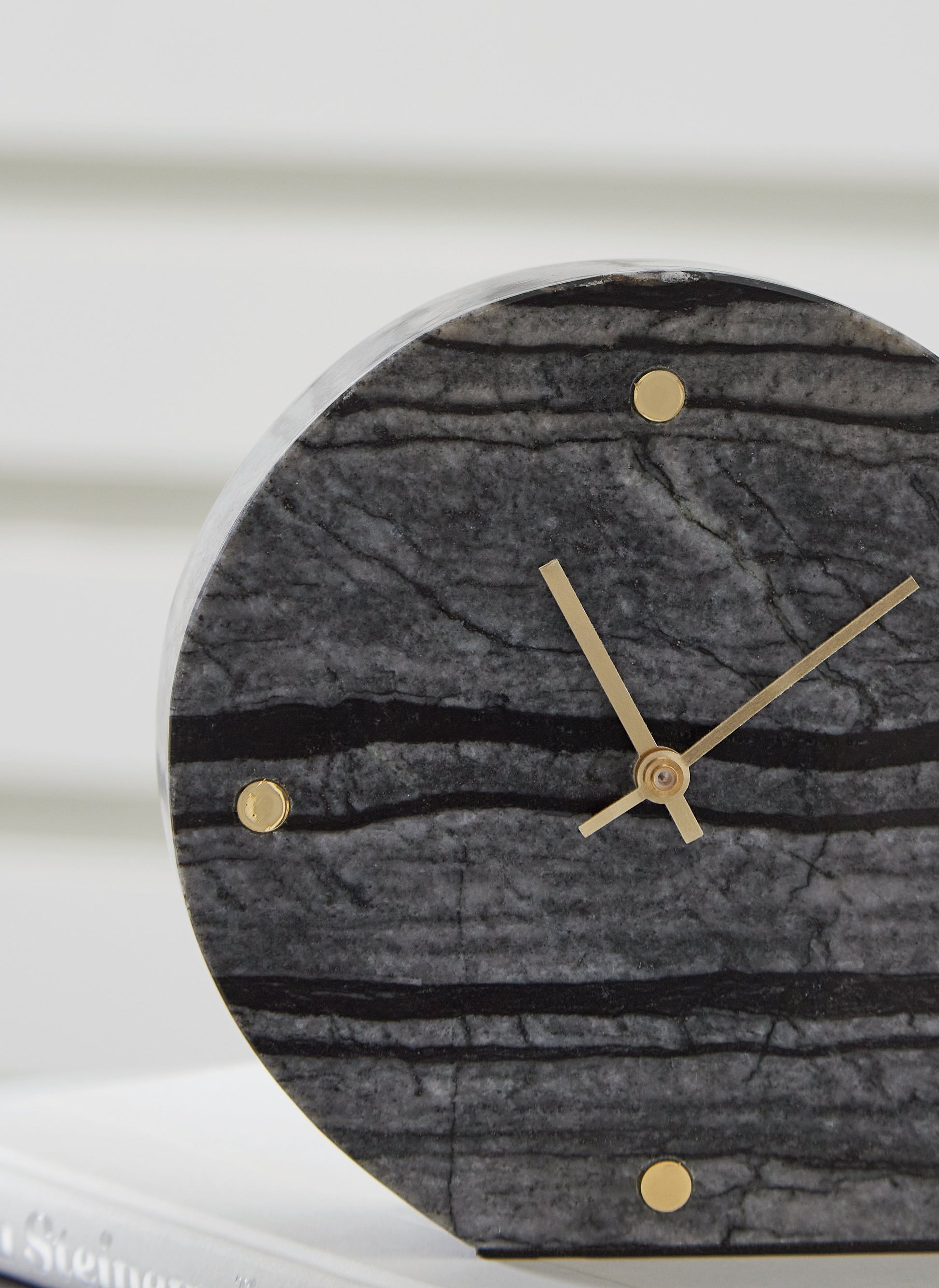 Janmour Black Table Clock- Viva Furn