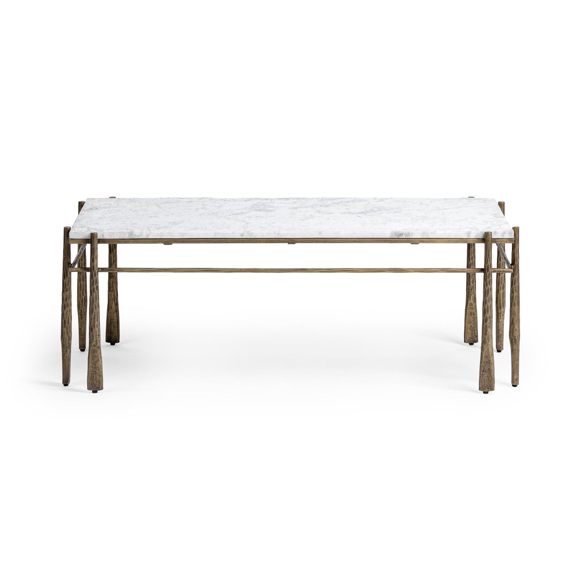 Jasmine Moonstone White Coffee Table - Ornate Home