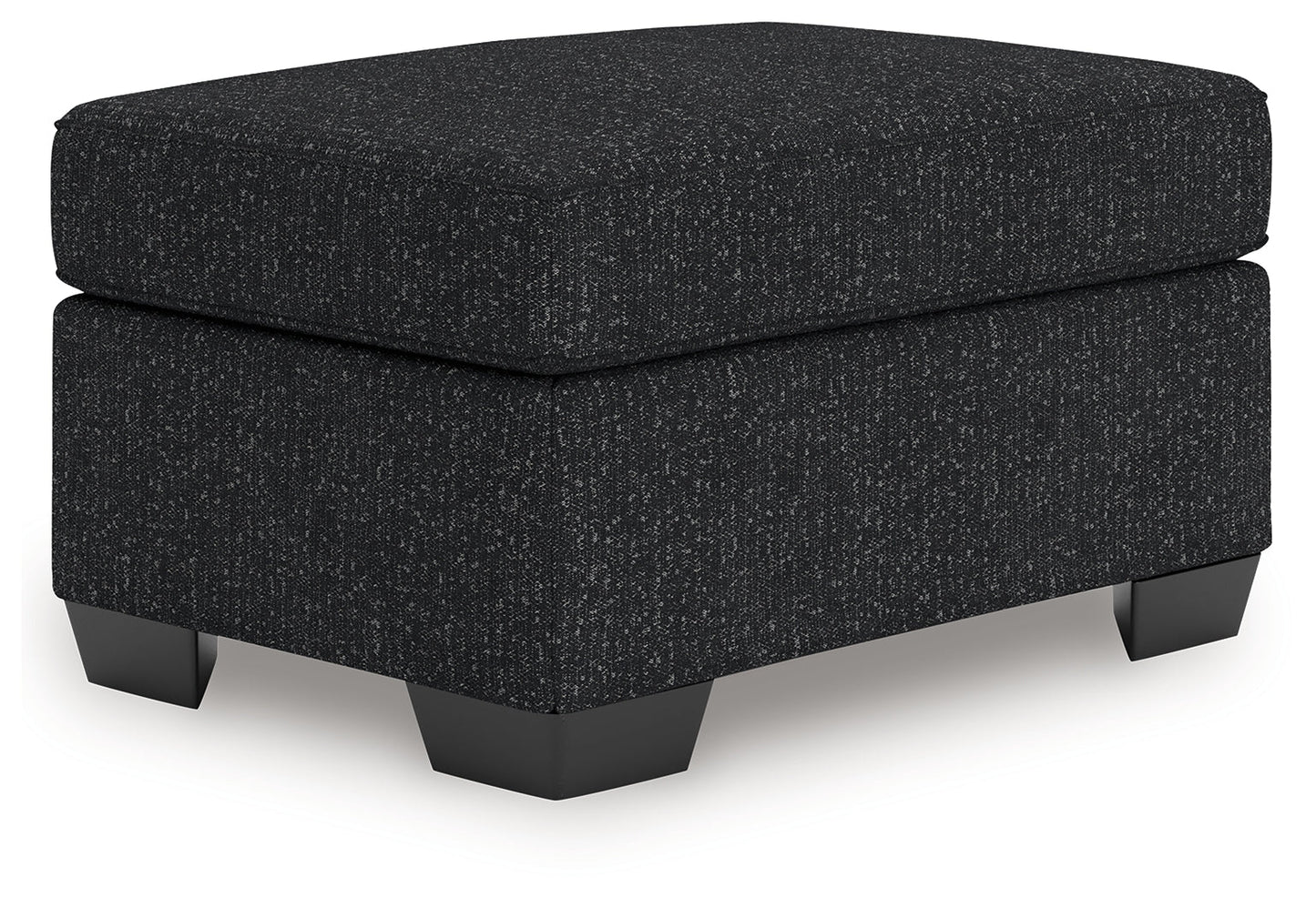 Jasmine Peaks Coal Ottoman- Viva Furn