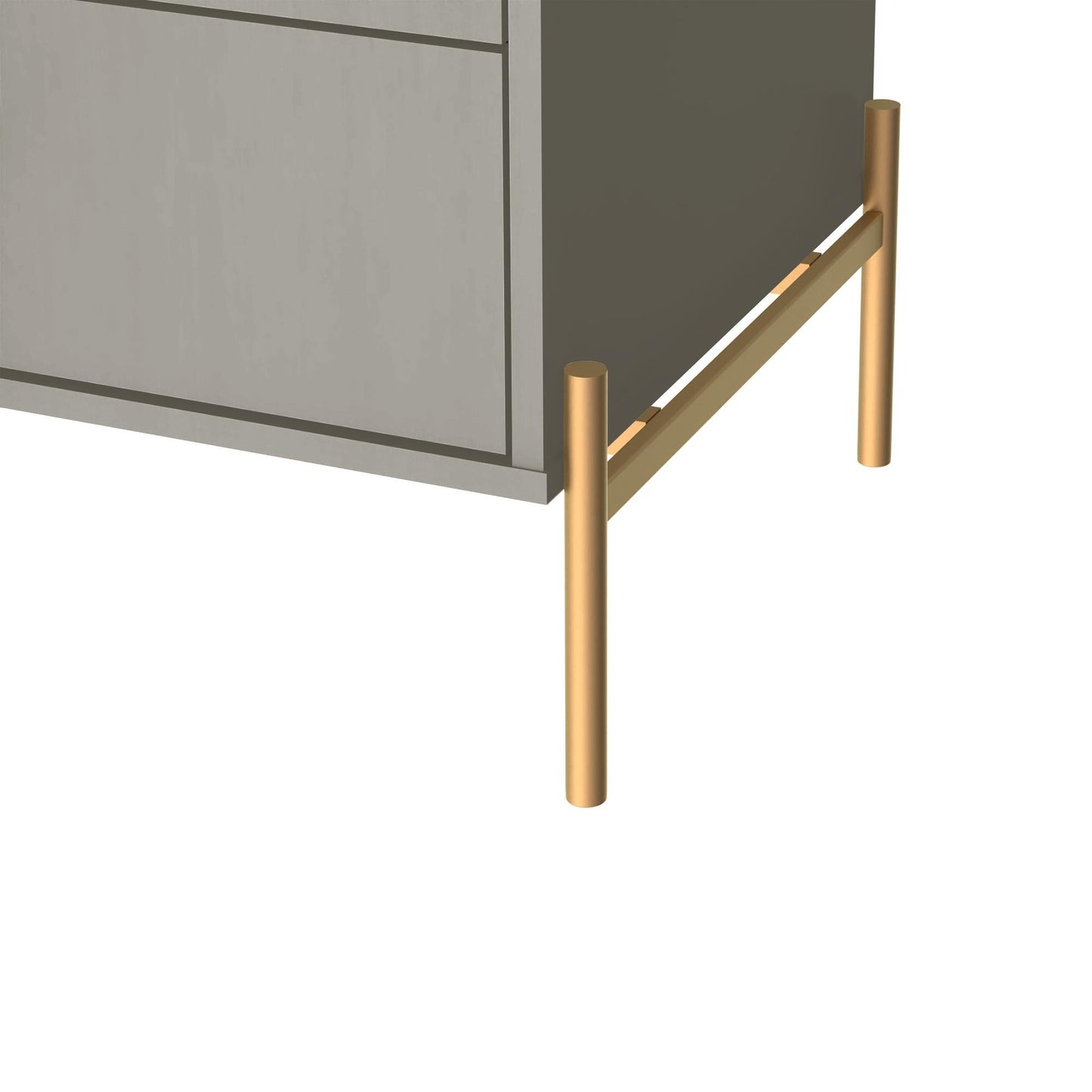 Jasper Nightstand in Grey (set of 2) - Ornate Home