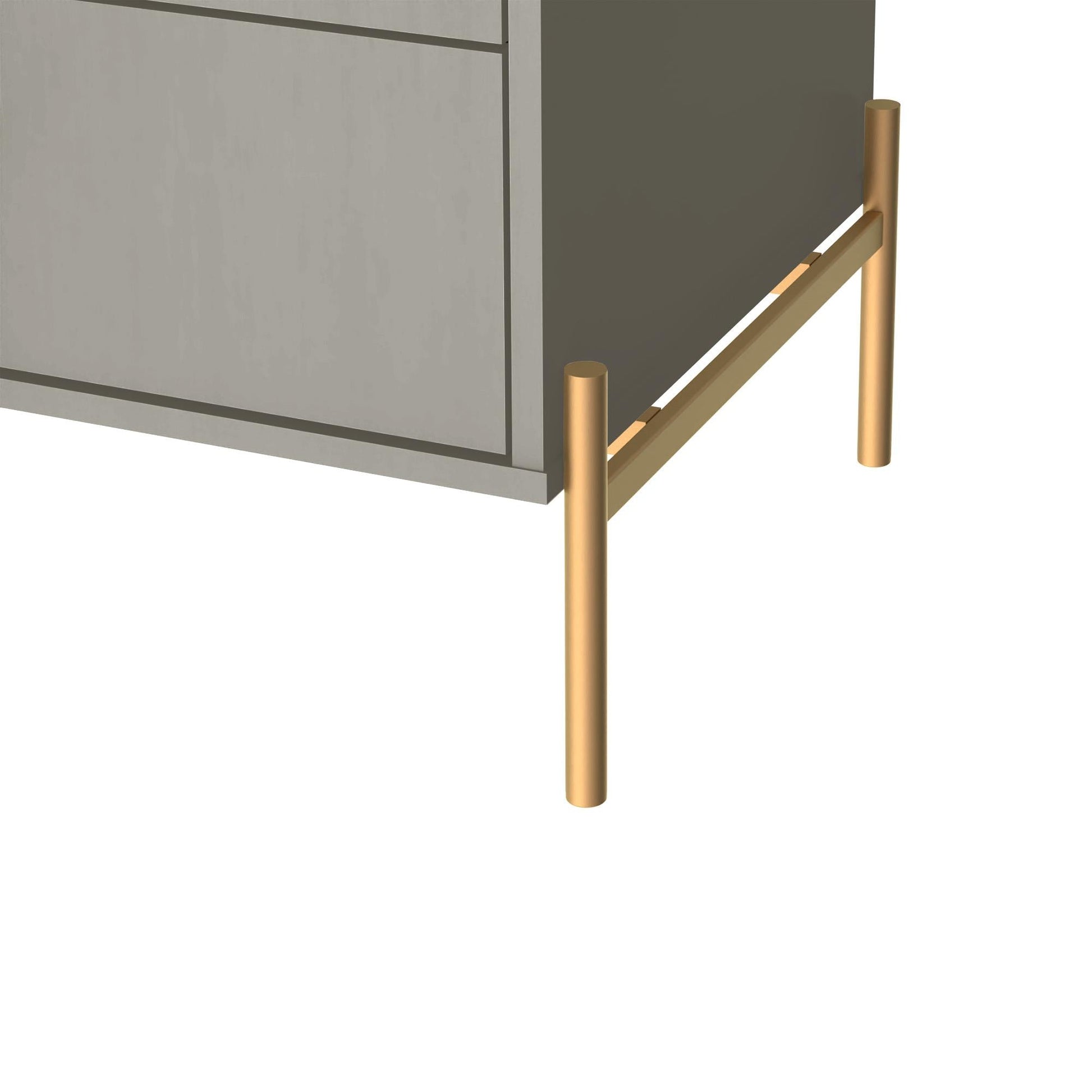 Jasper Nightstand in Grey (set of 2) - Ornate Home